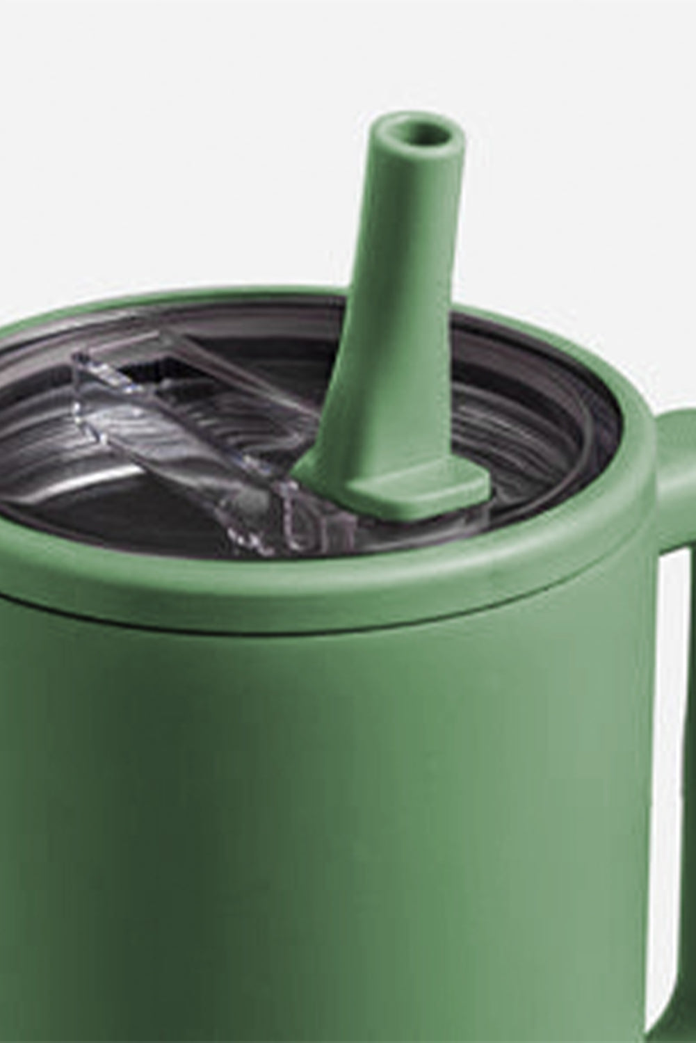 Green Frosted Stainless Vacuum 40oz Cup with Straw