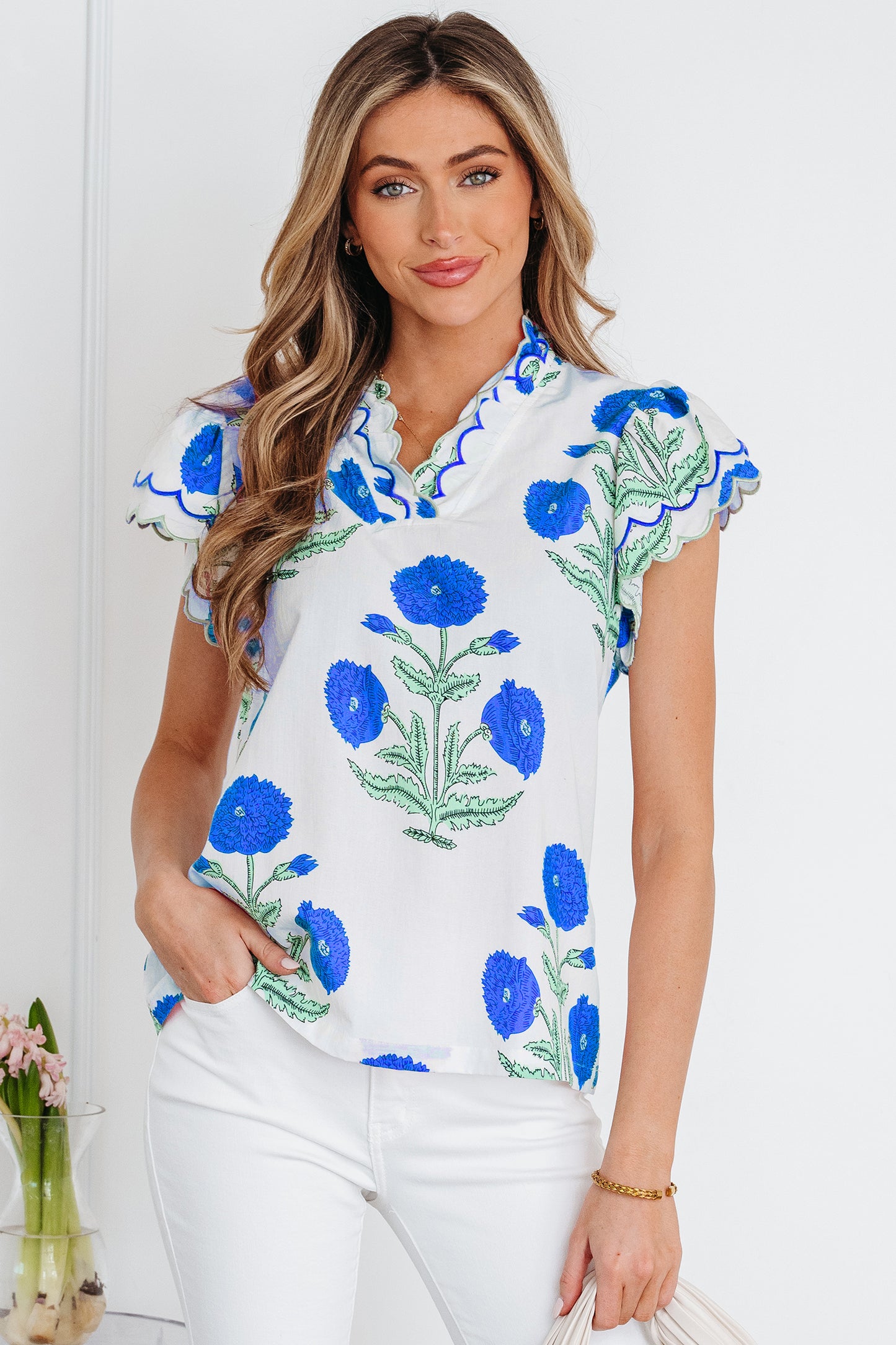 Wildflower Short Sleeve Blouse