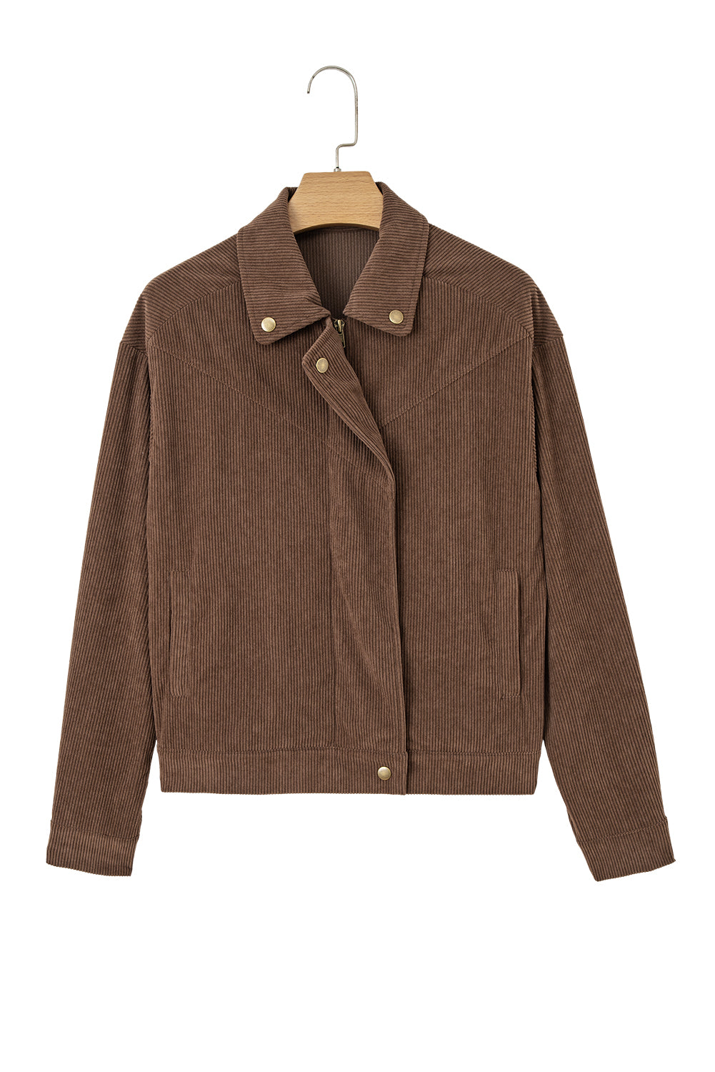 Dark Khaki Corduroy Jacket