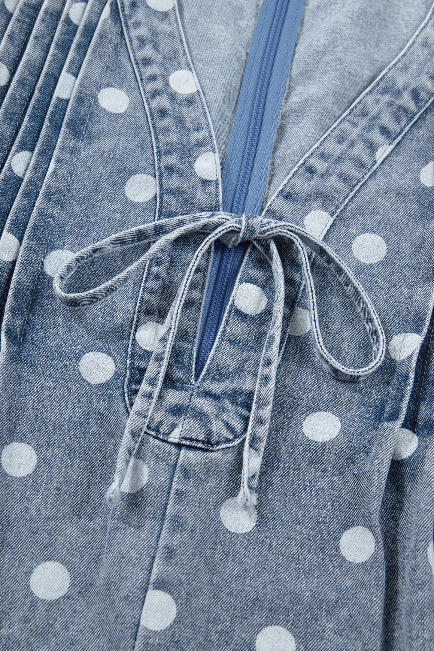 Polly Denim Romper