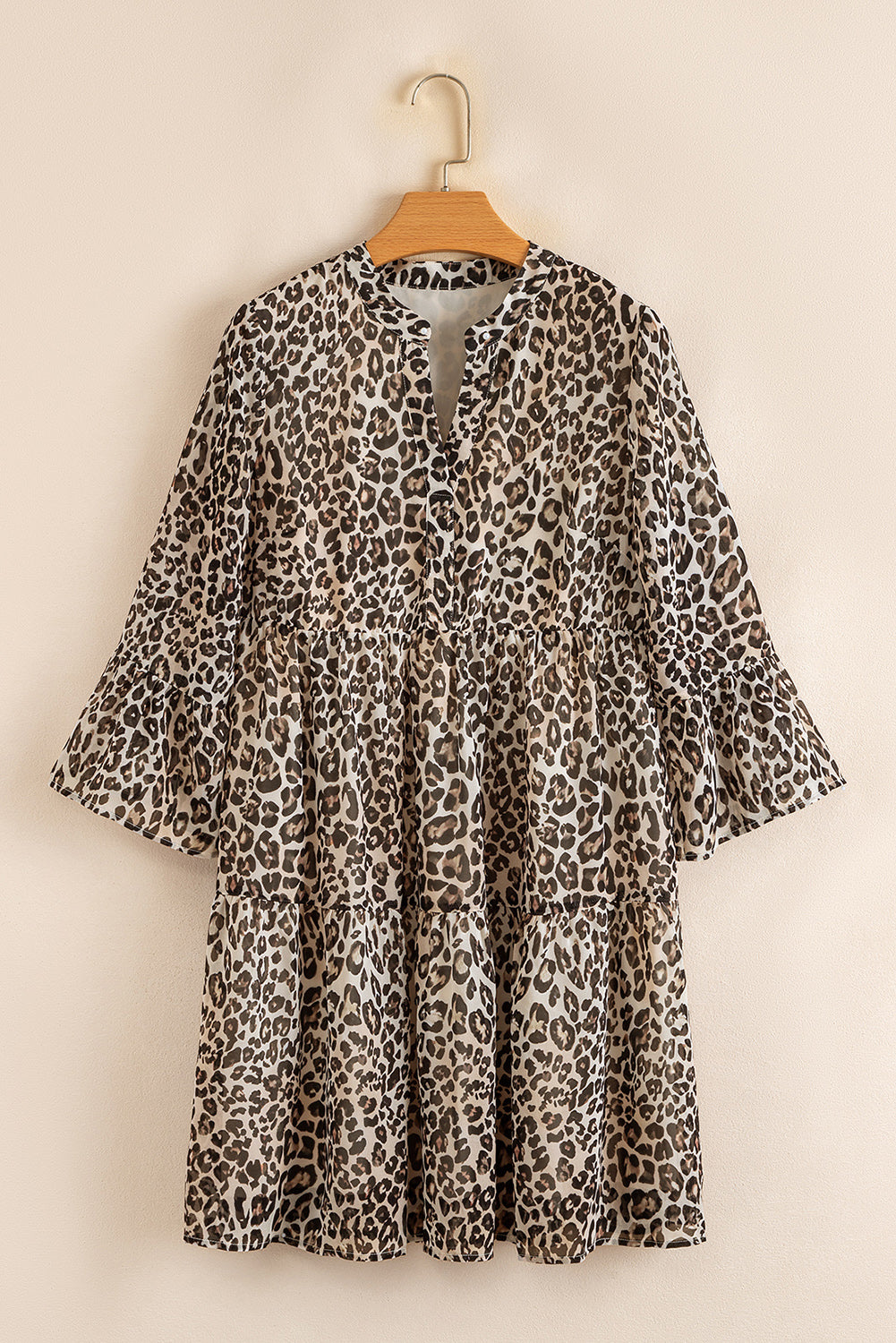 Leopard Print Swing Dress