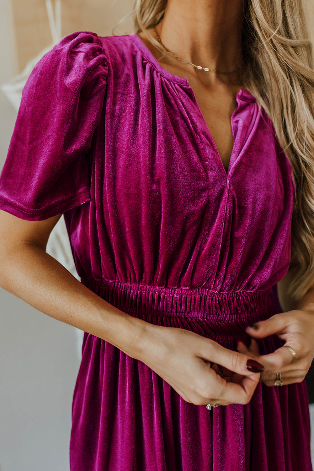 Dahlia Velvet Maxi Dress