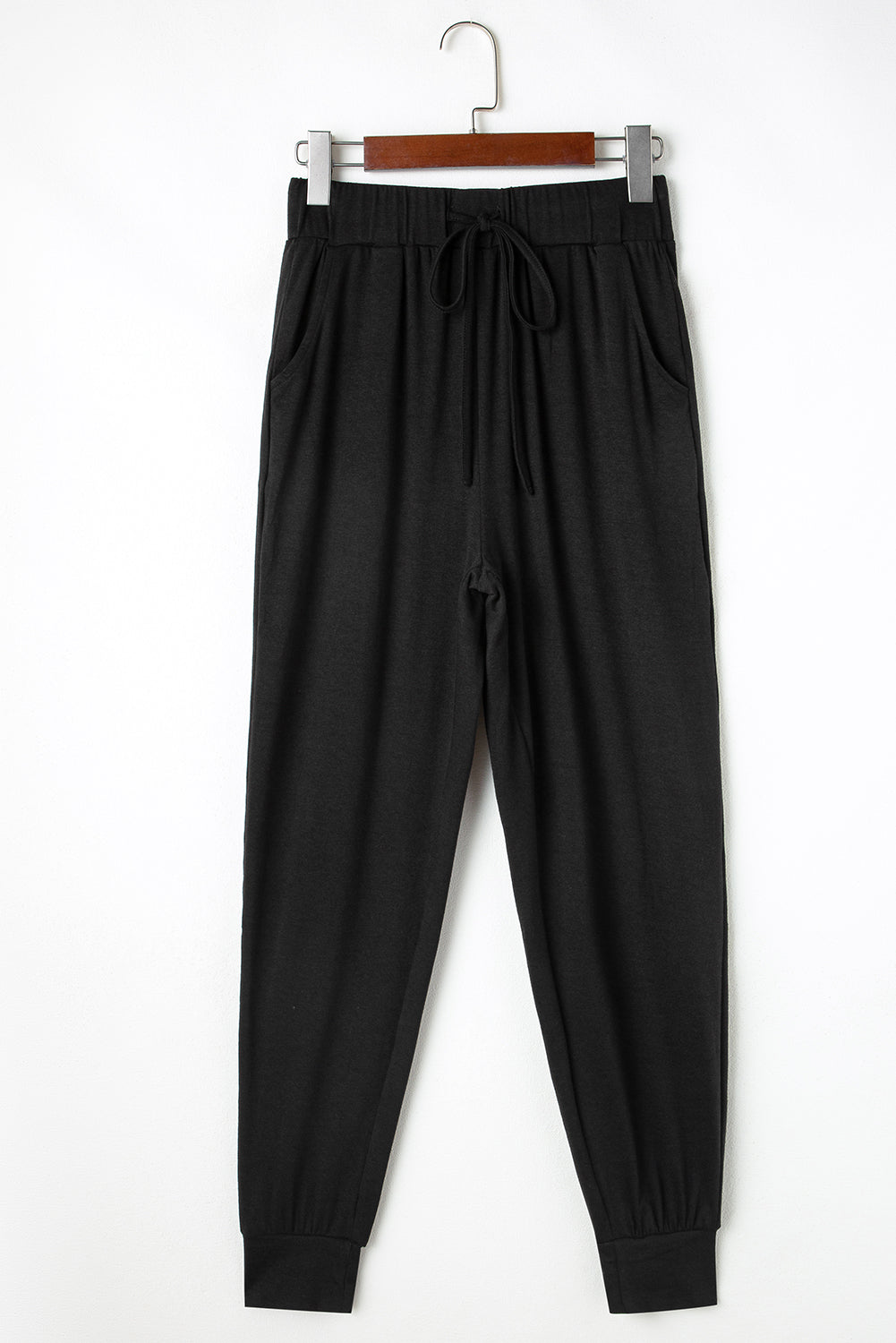 Cardigan and Pants Lounge Set in Black