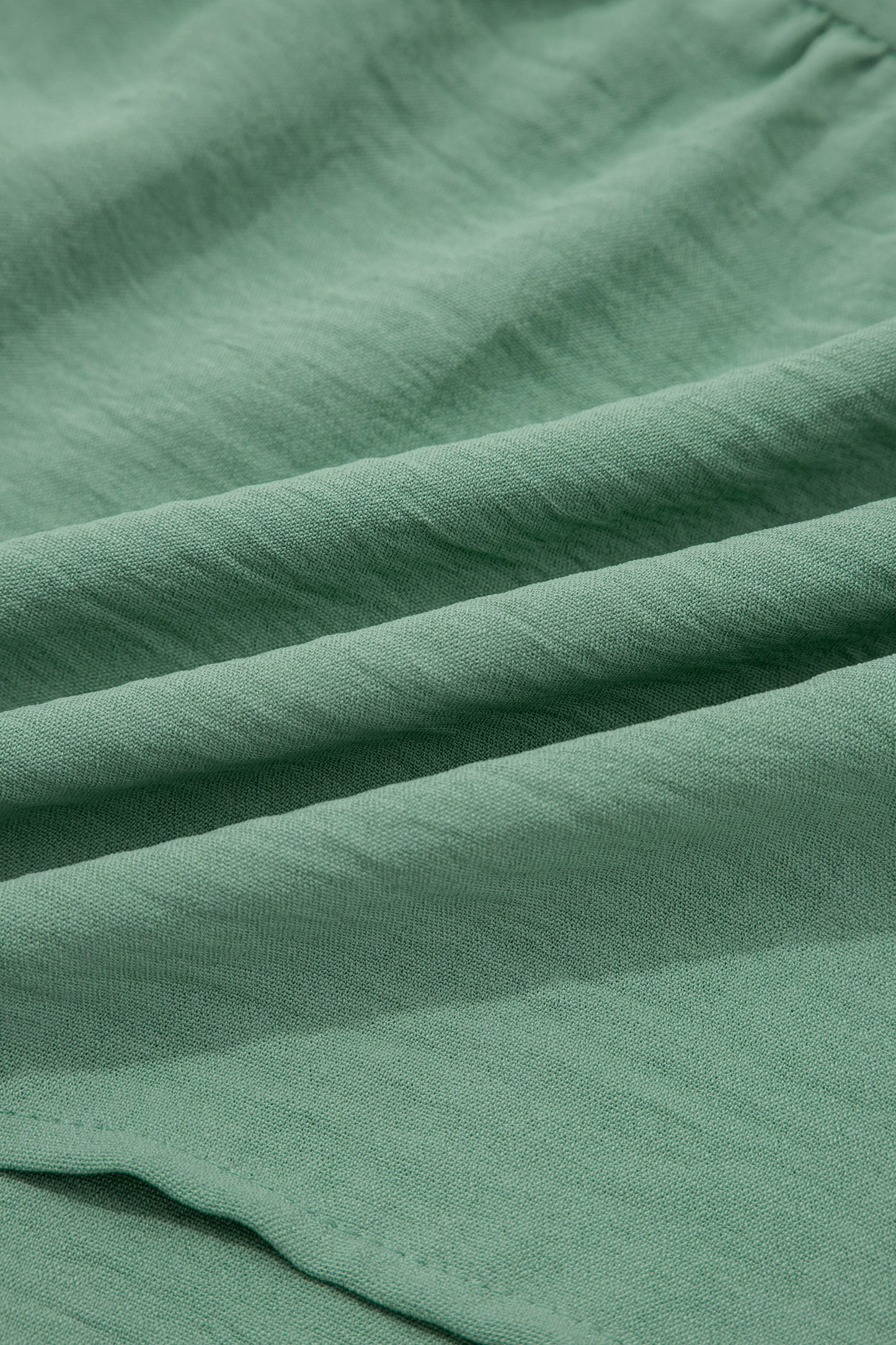 Embroidered Puff Sleeve Babydoll Blouse