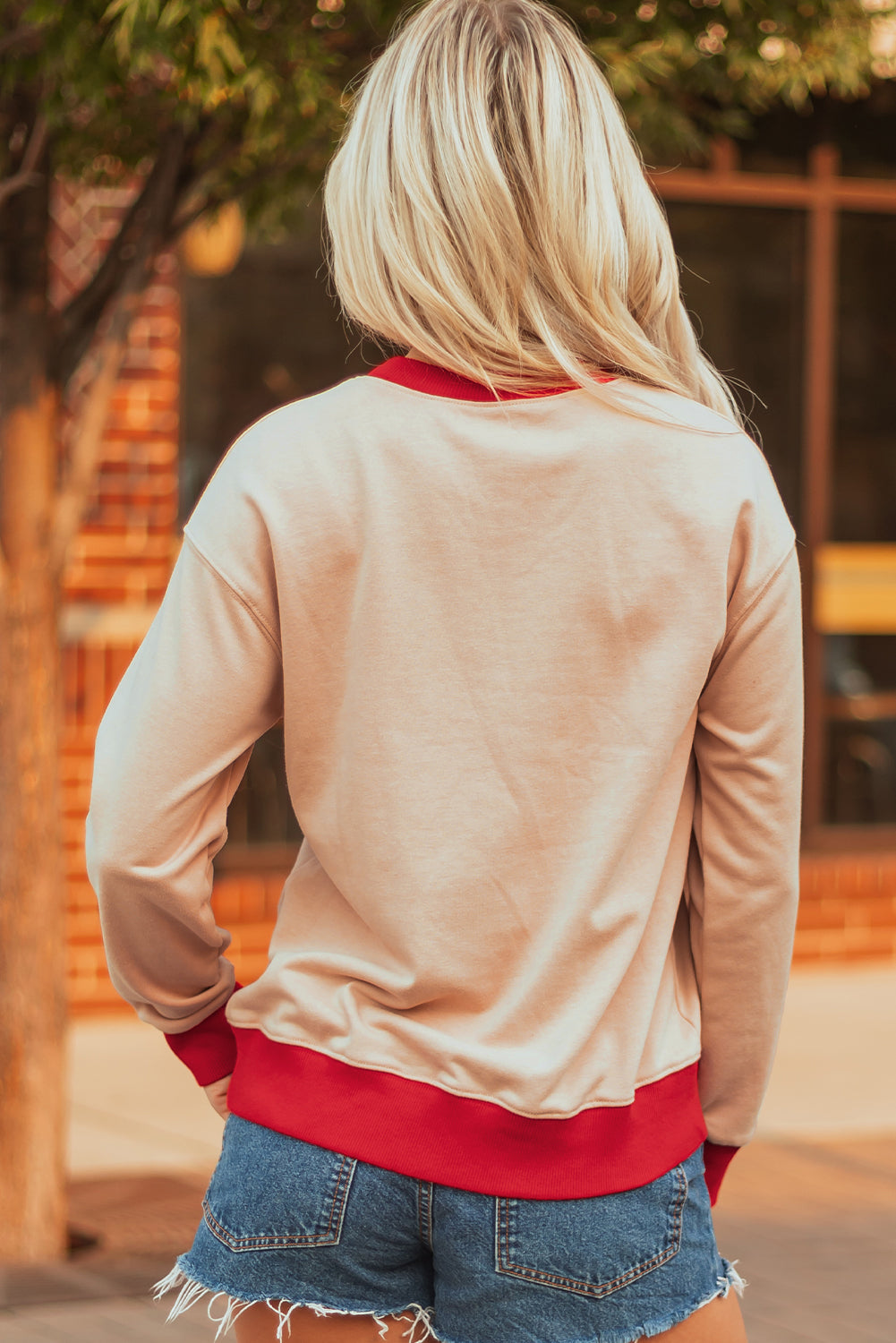 Red GAME DAY Varsity Sweatshirt