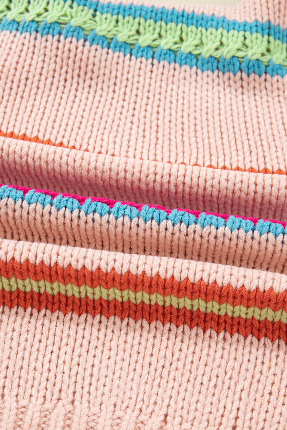 Multicolor Oversize Cardigan