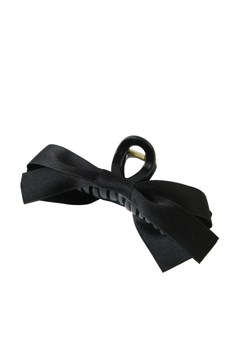 Large Bow Claw Clip-Black