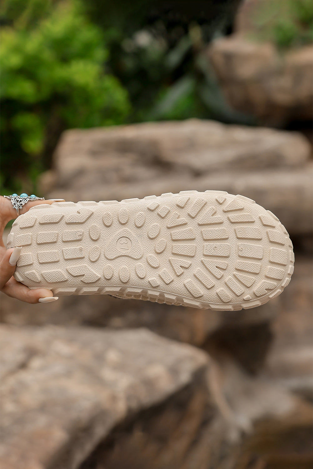 Snowy White Faux Suede Plush Clog