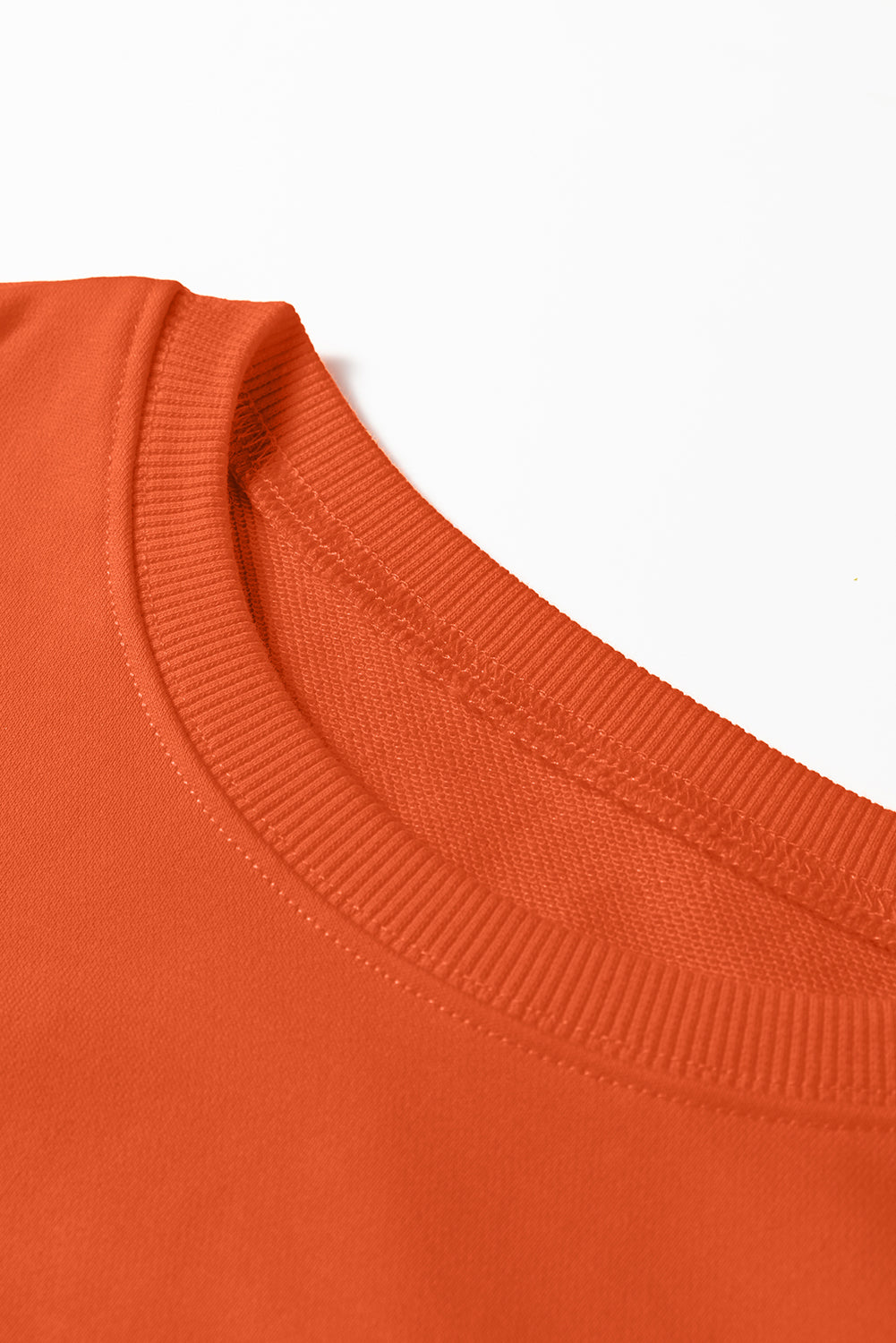 Varsity Sweatshirt Dress-Orange