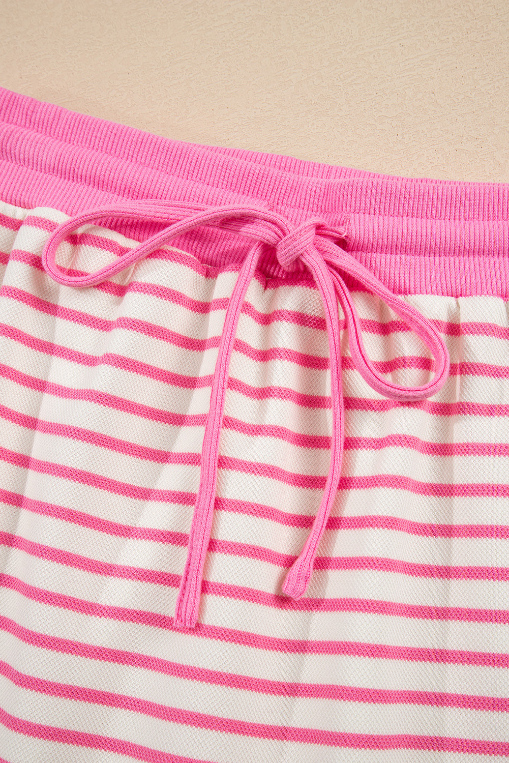 Pink Striped Pullover and Skort 2pc Set
