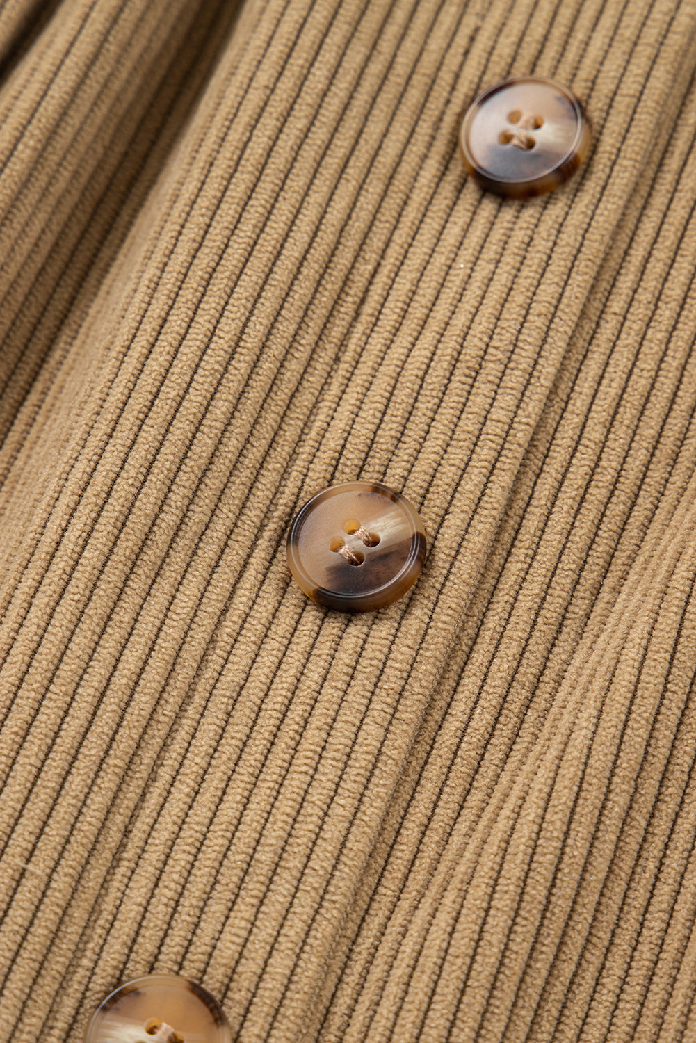 Corduroy Buttoned Front Mini Skirt