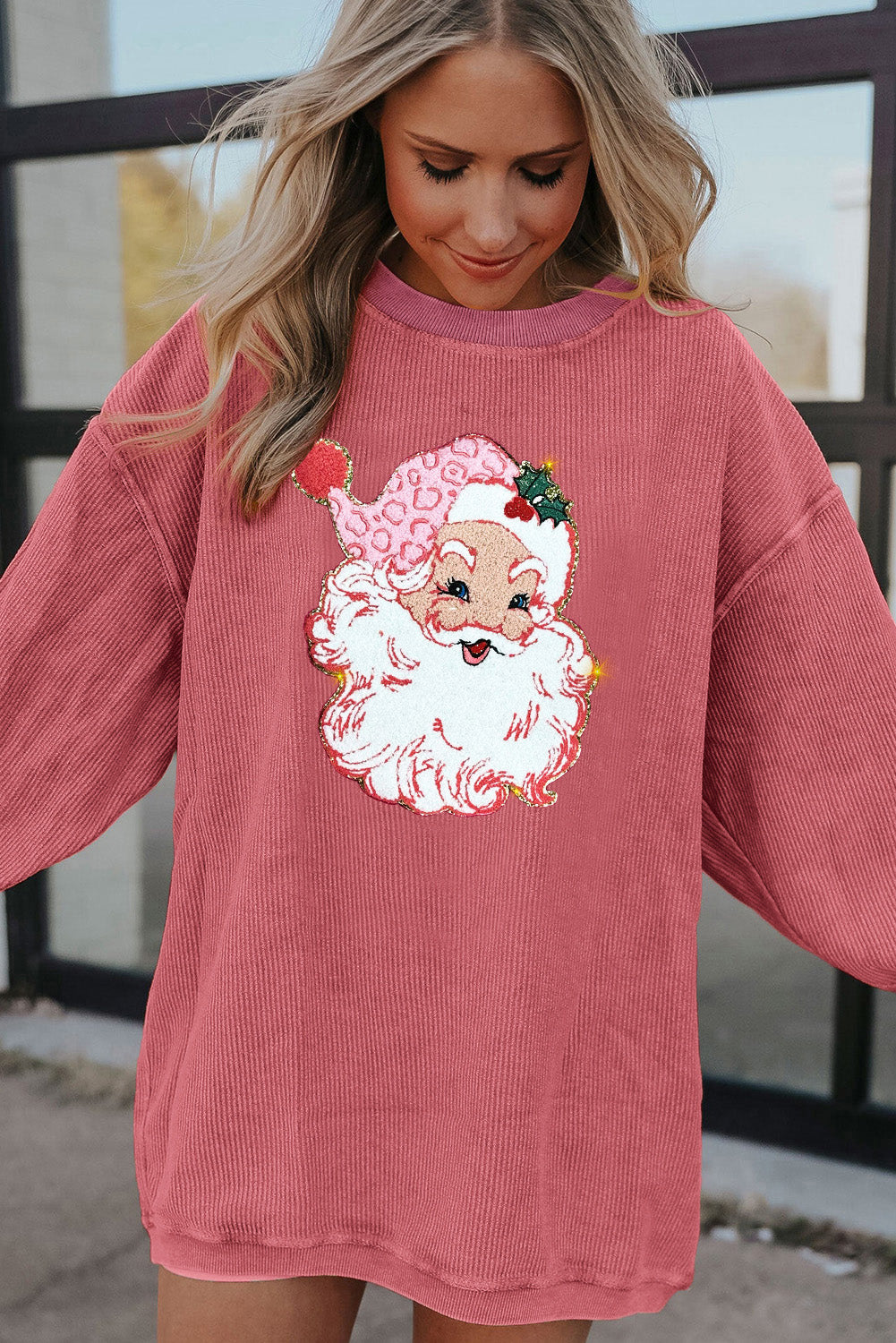 Sparkle Santa Sweatshirt