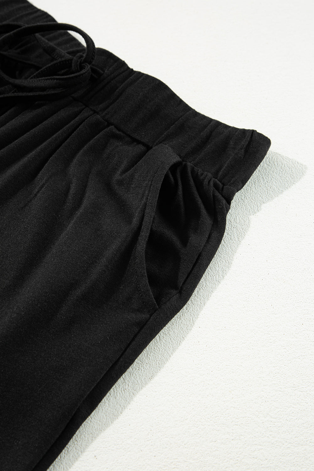 Cardigan and Pants Lounge Set in Black