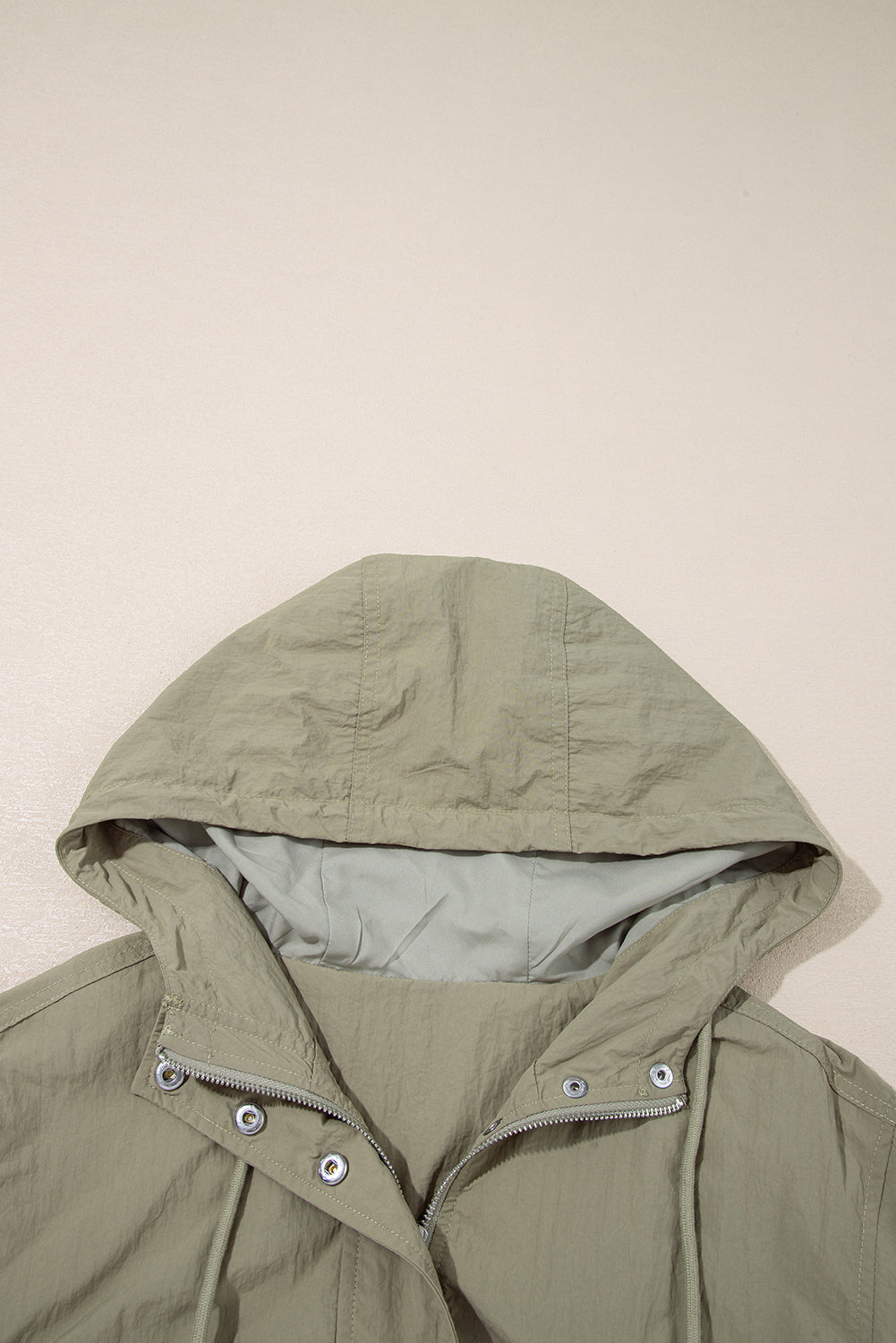 Laurel Green Cropped Utility Jacket