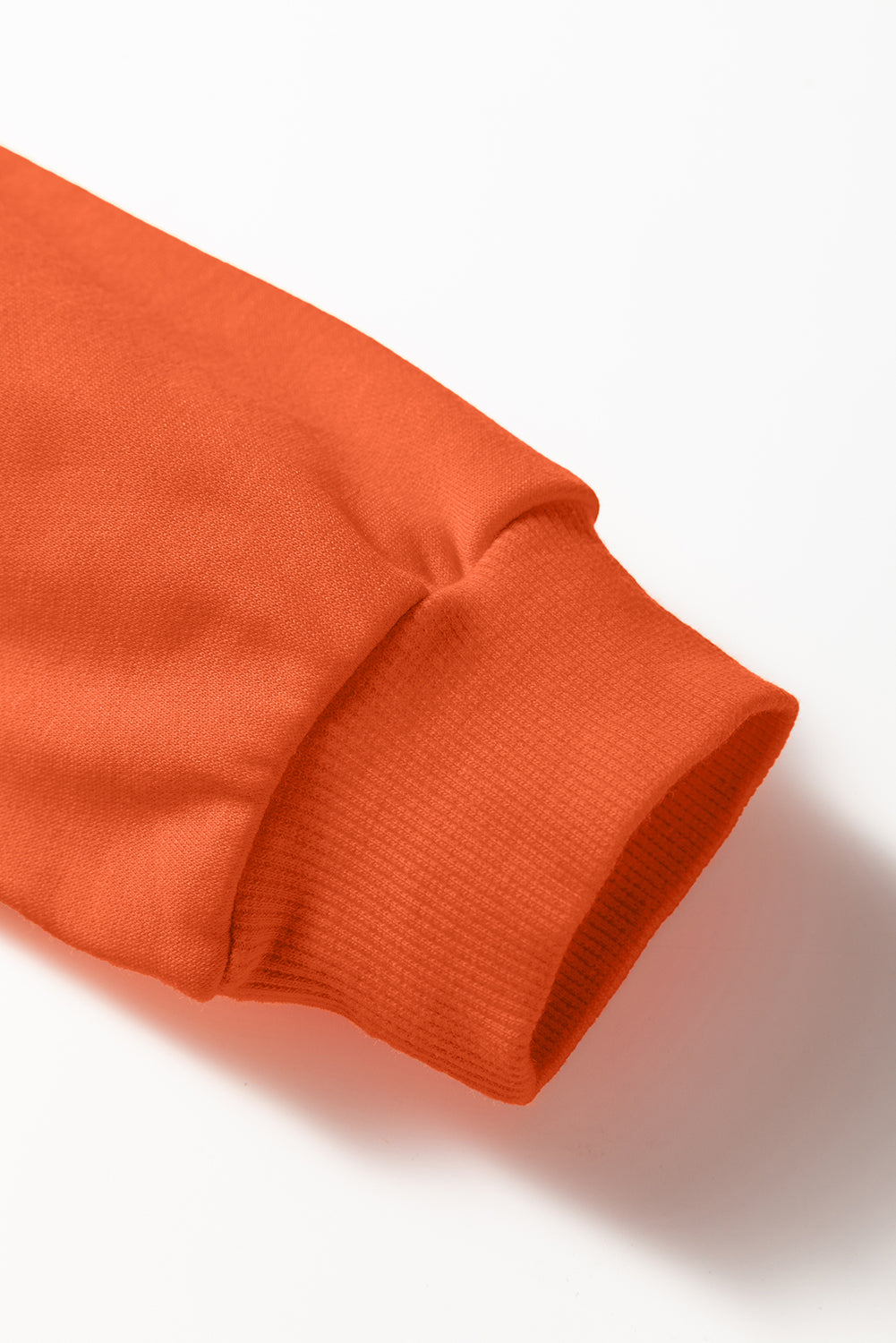 Varsity Sweatshirt Dress-Orange