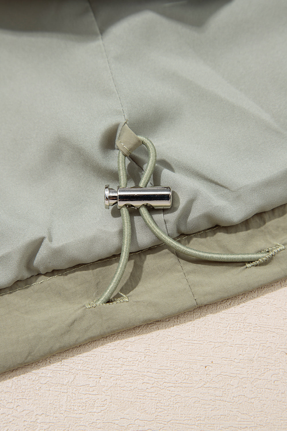 Laurel Green Cropped Utility Jacket