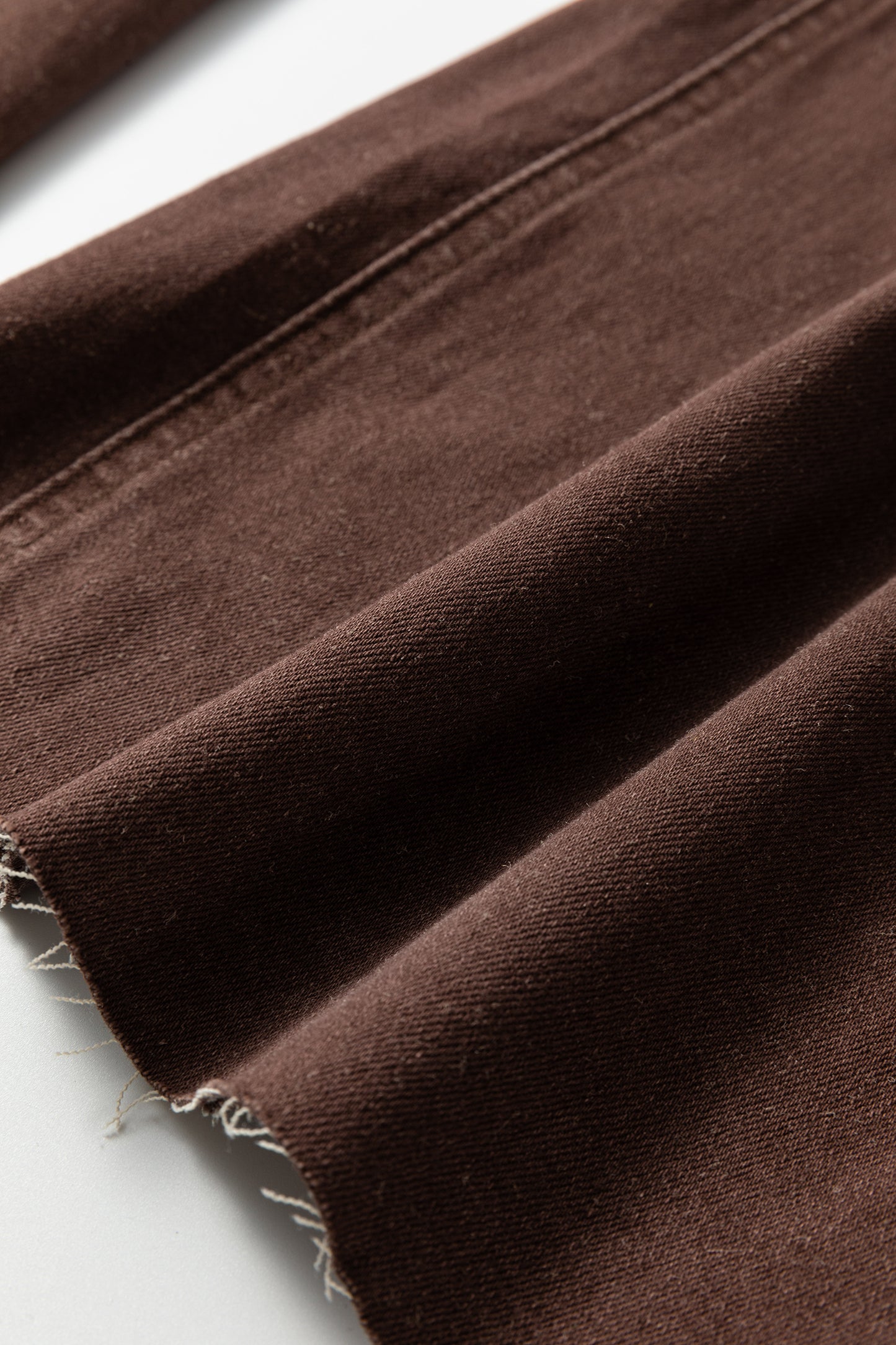 Dark Brown Retro Washed Loose Jeans