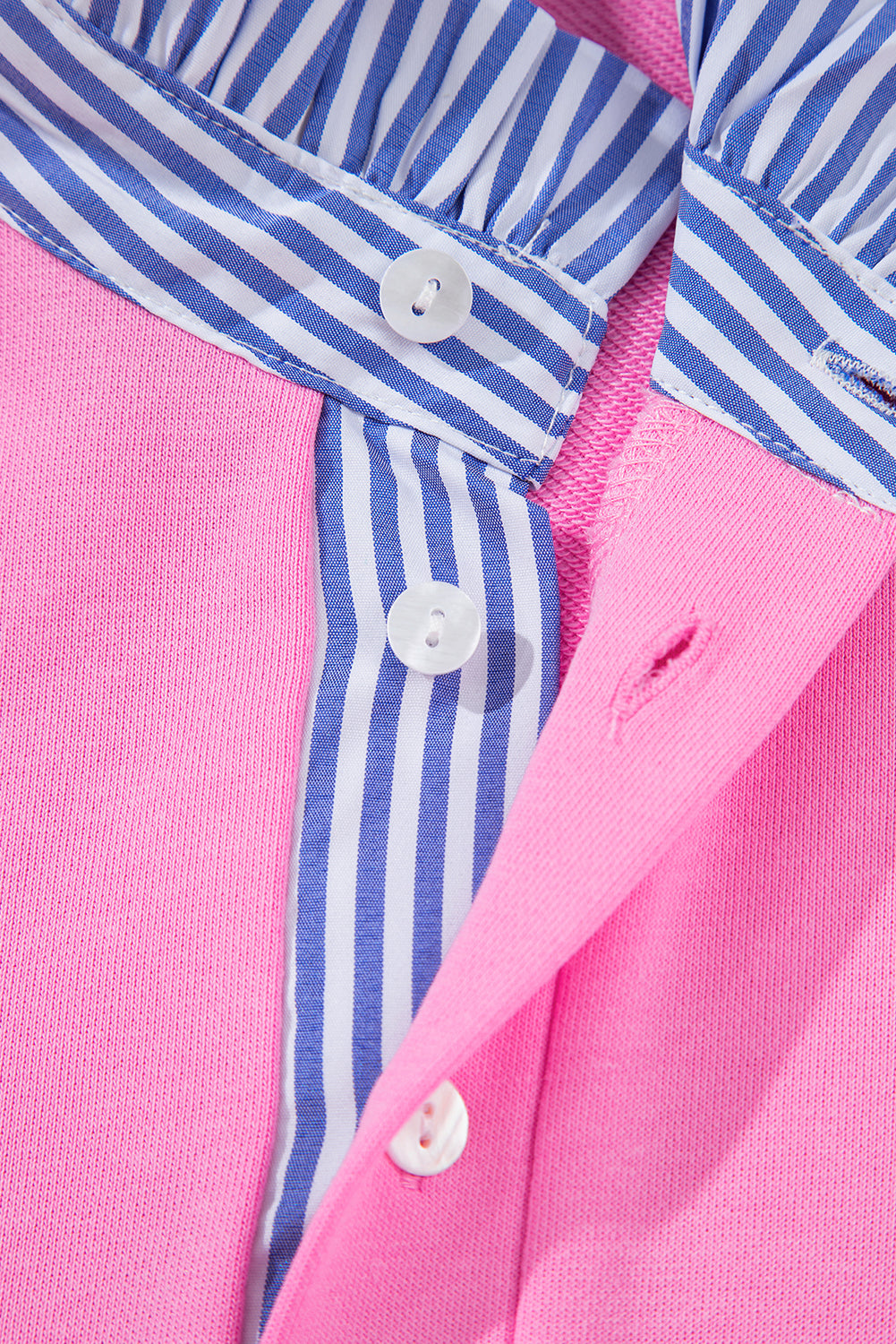 Varsity Prep Striped Collar Mini Dress