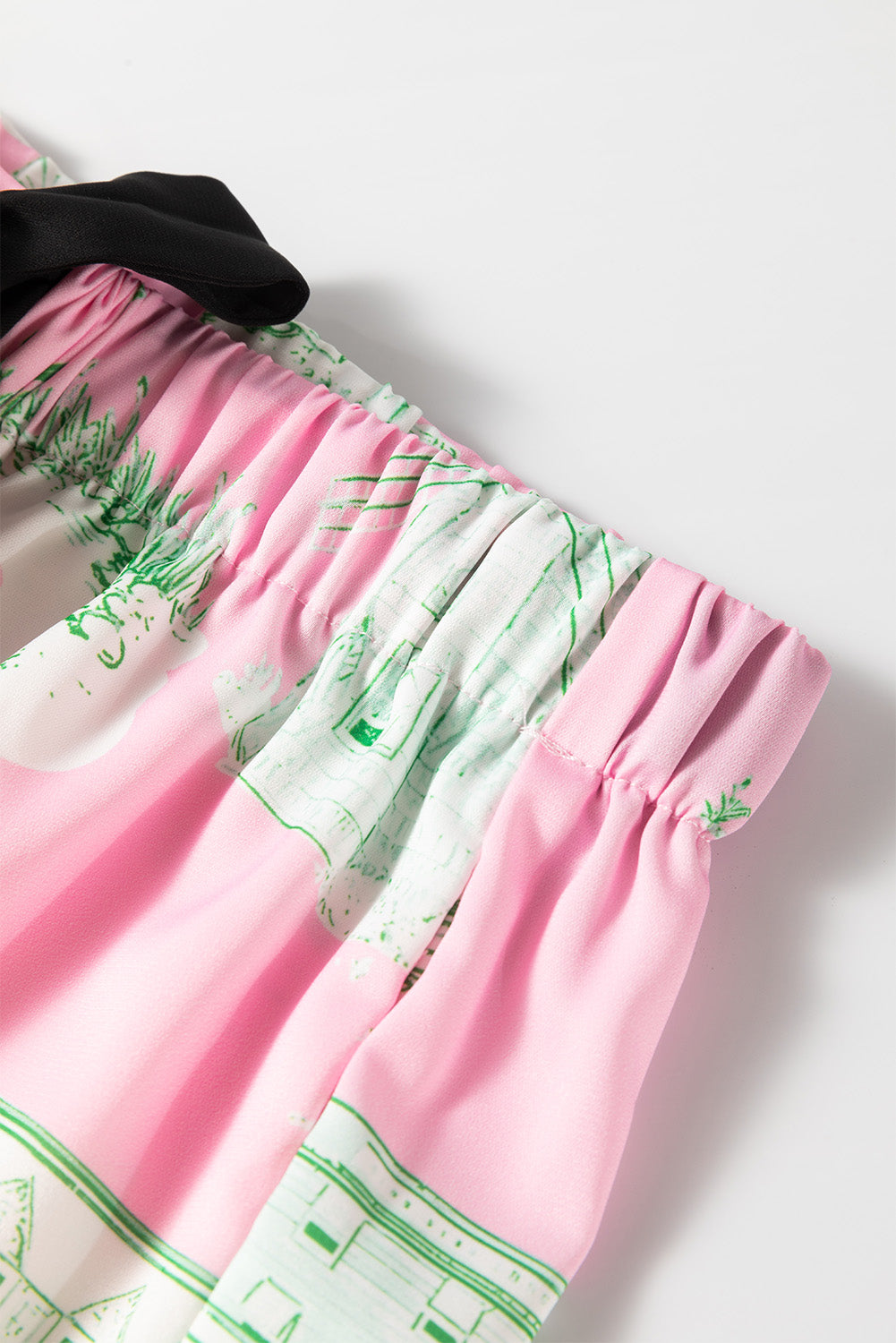 Pink Holiday Resort 2pcs Pajama Set