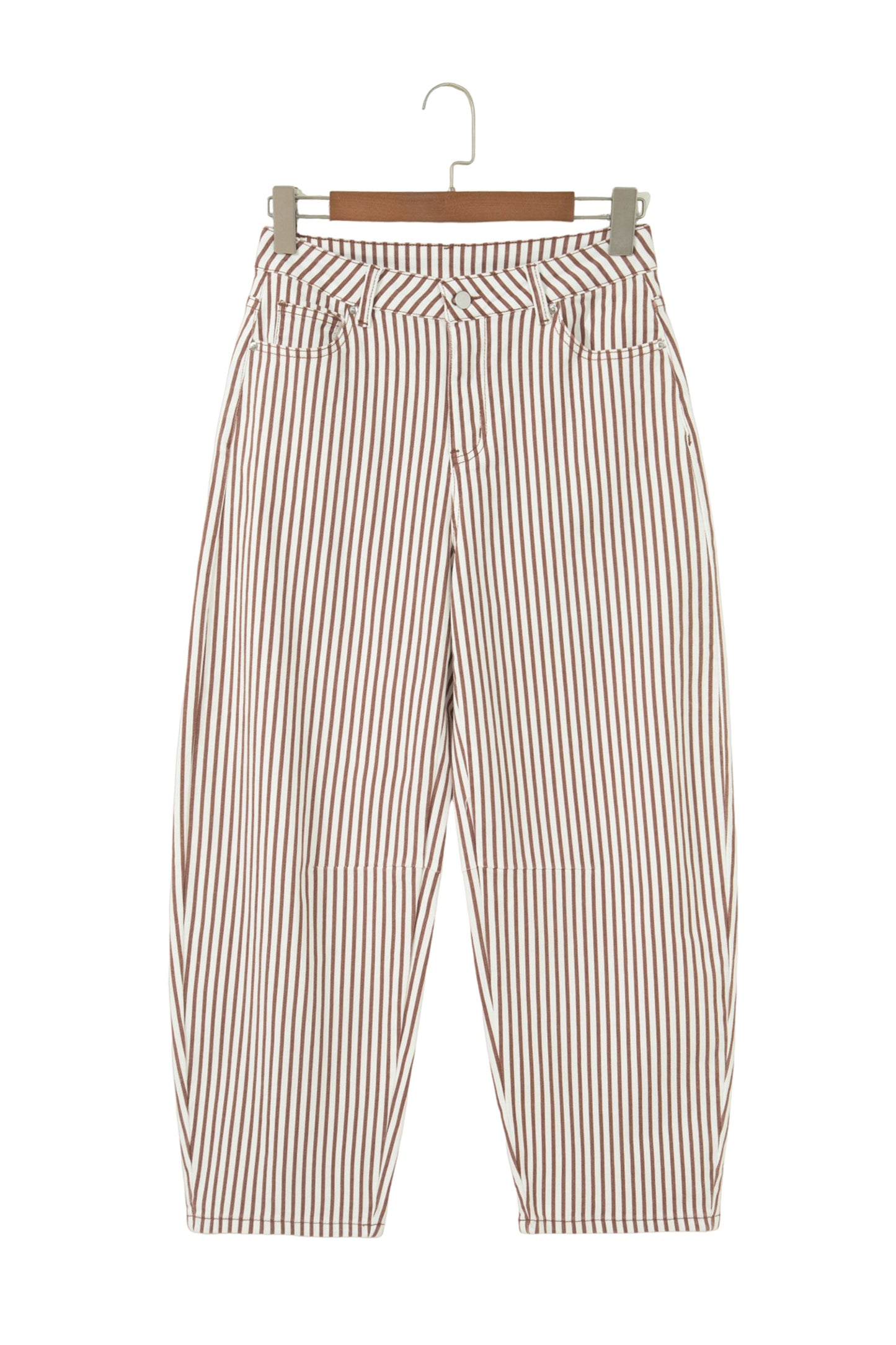 Stay Striped Barrel Jeans