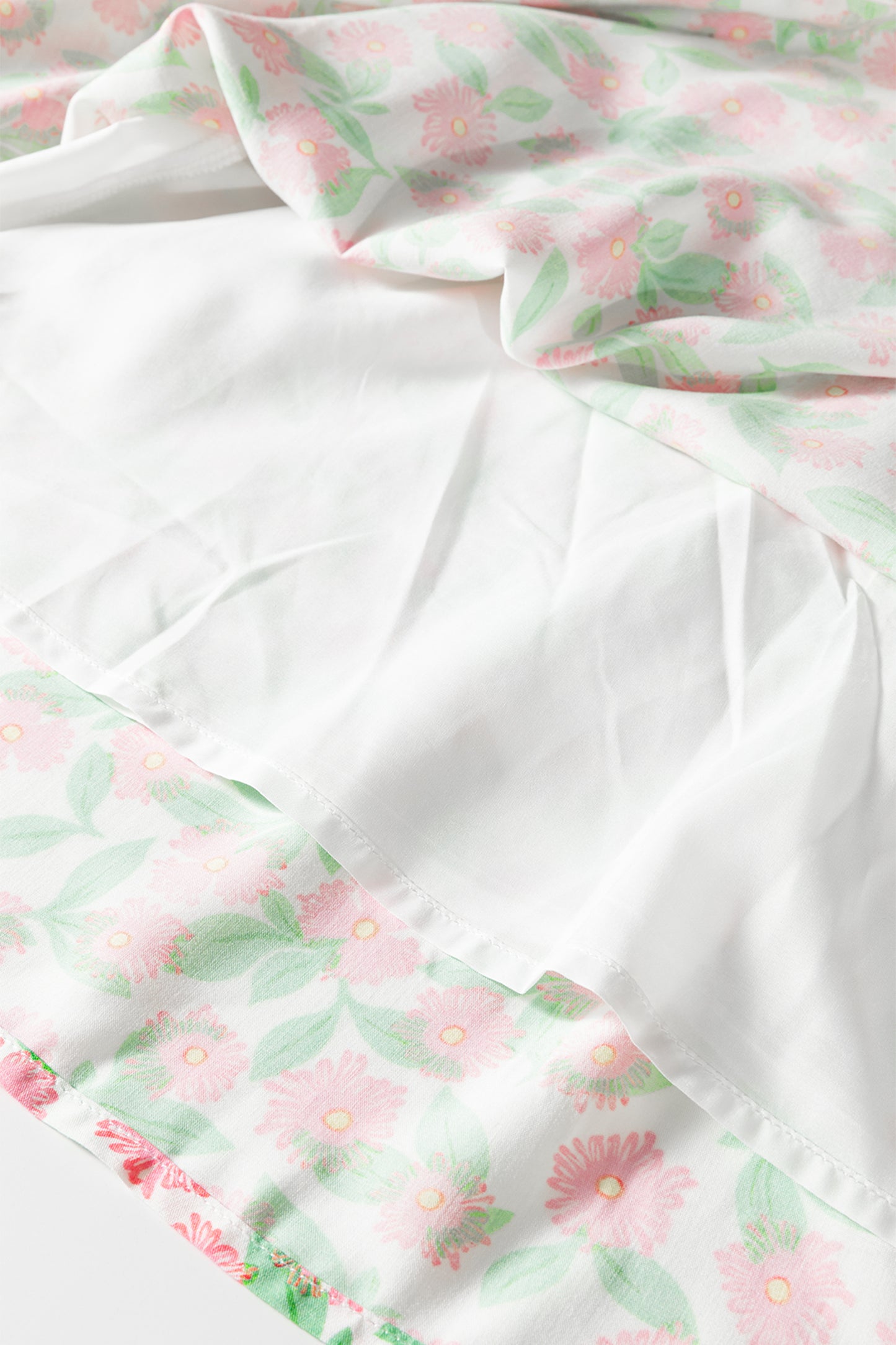 Ricrac Trim Floral Mini Dress