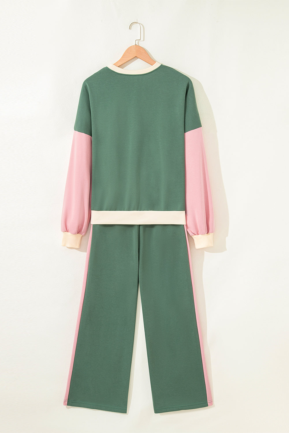 Mist Green Color Block 2pc Set