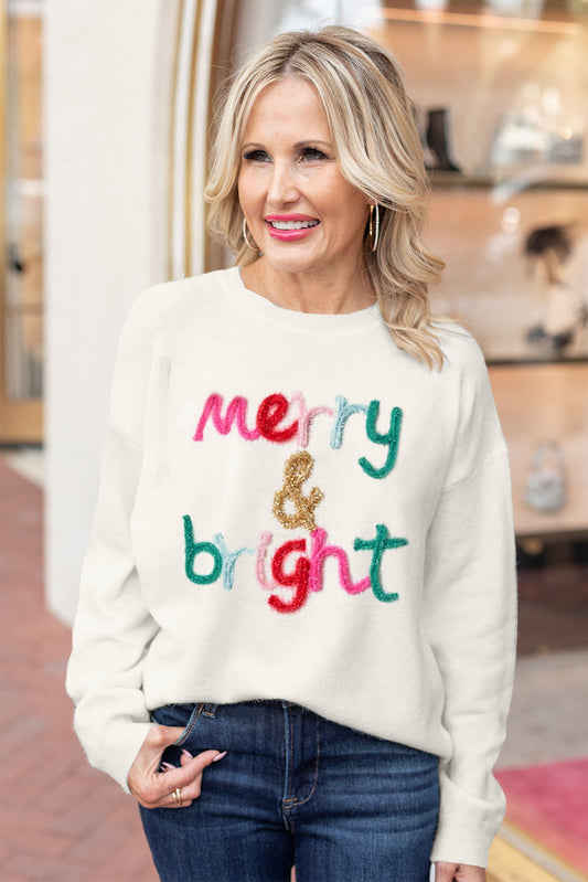 Merry & Bright Round Neck Sweater