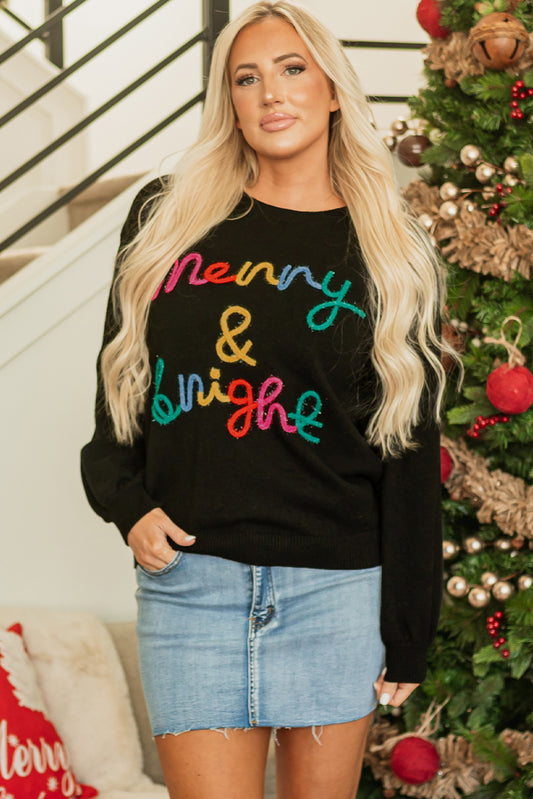 Merry & Bright Tinsel Sweater