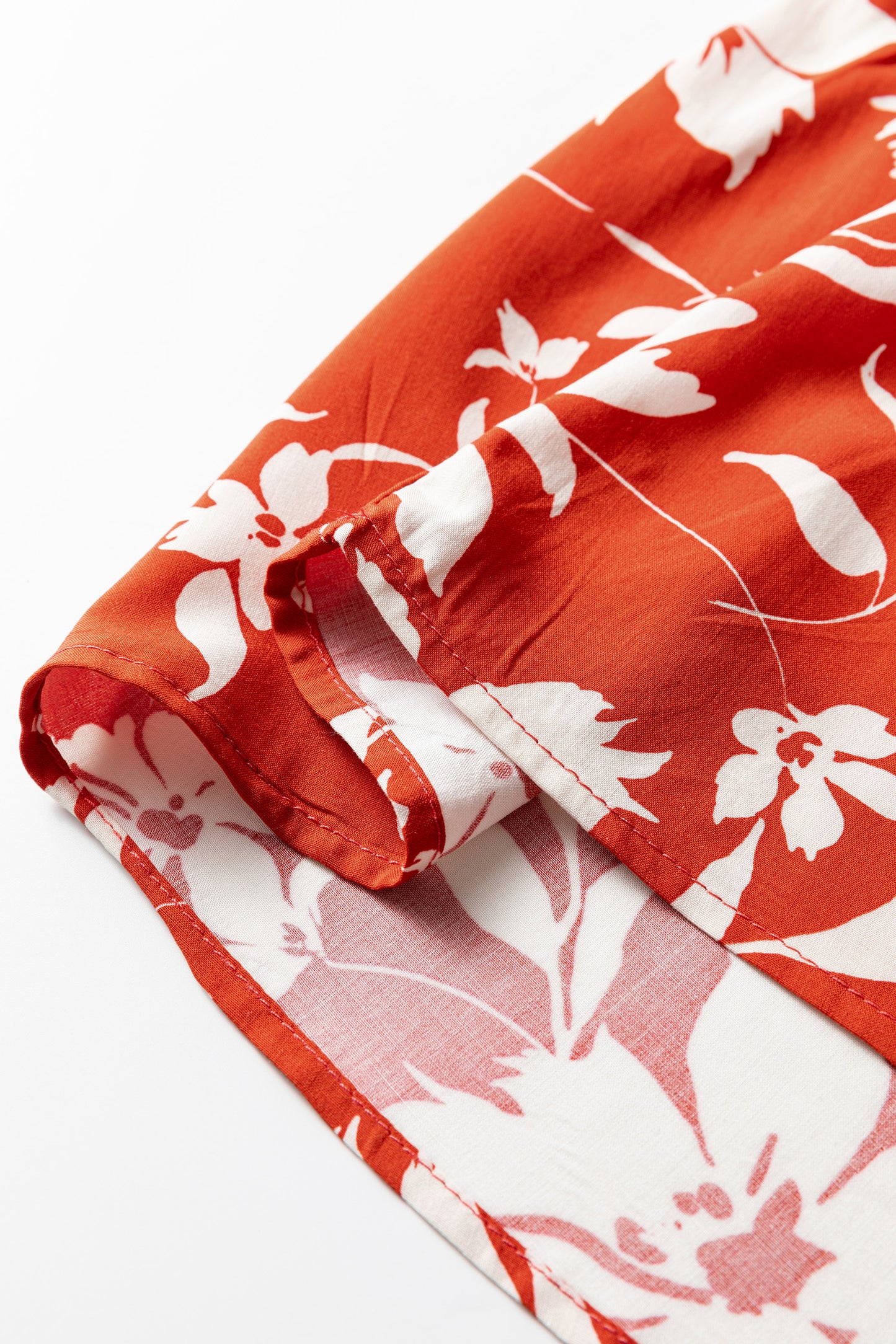 Boho Floral Print Mini Dress