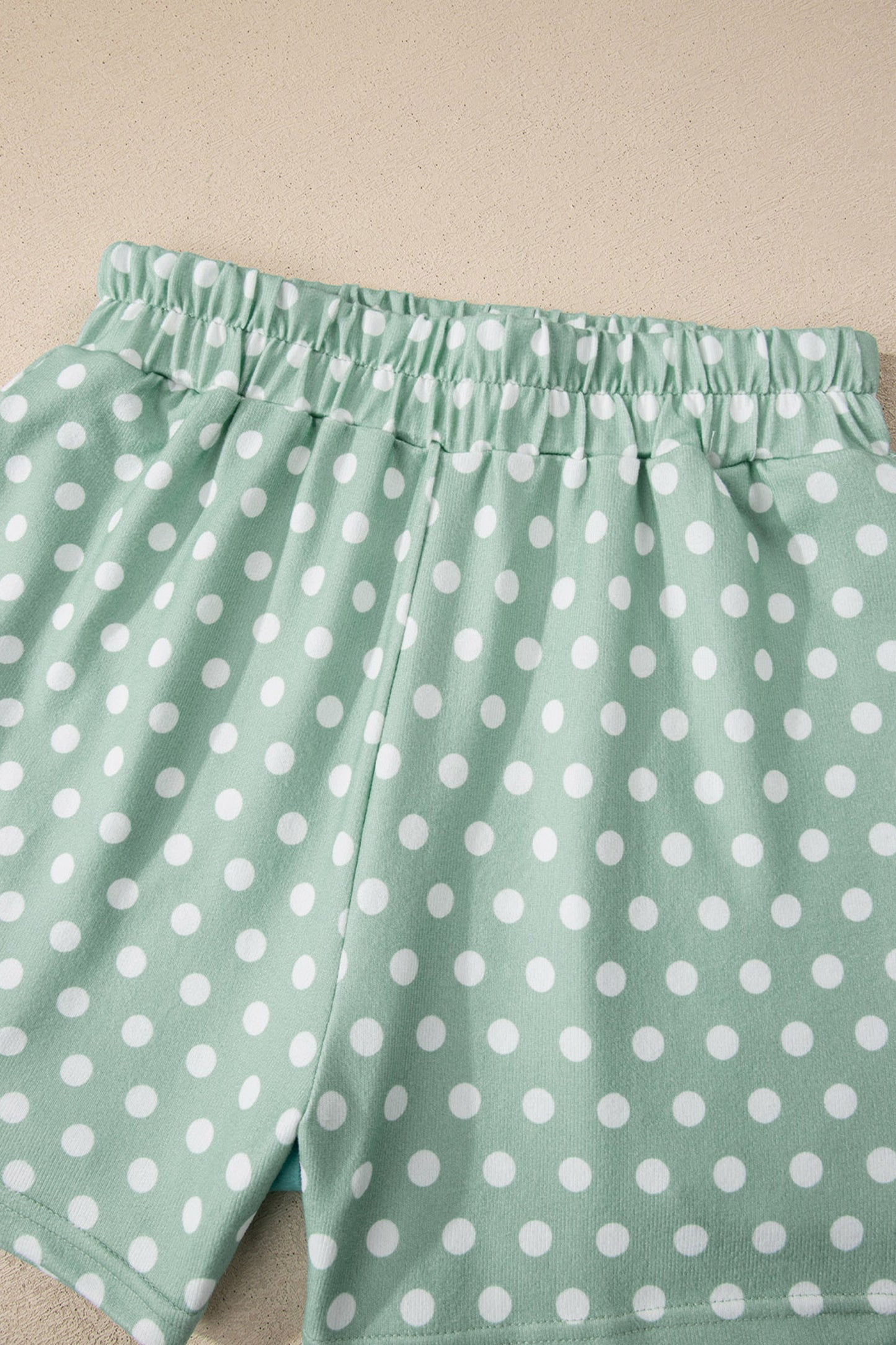 Polka Dot Print 2pc Short Set