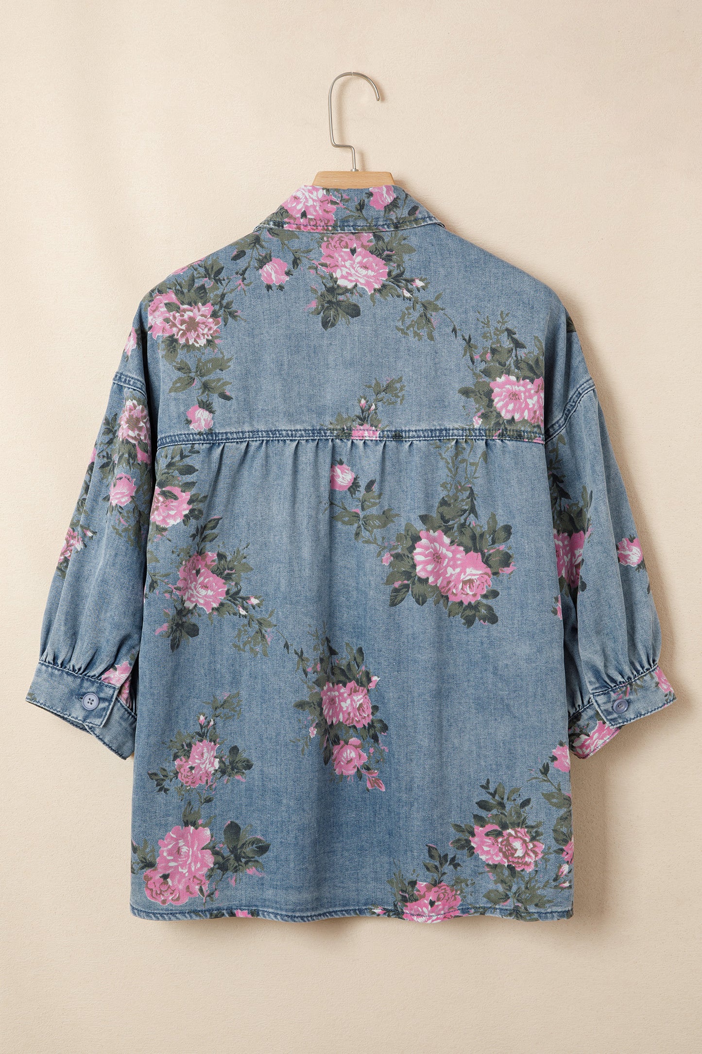 Vera Floral Denim Shirt