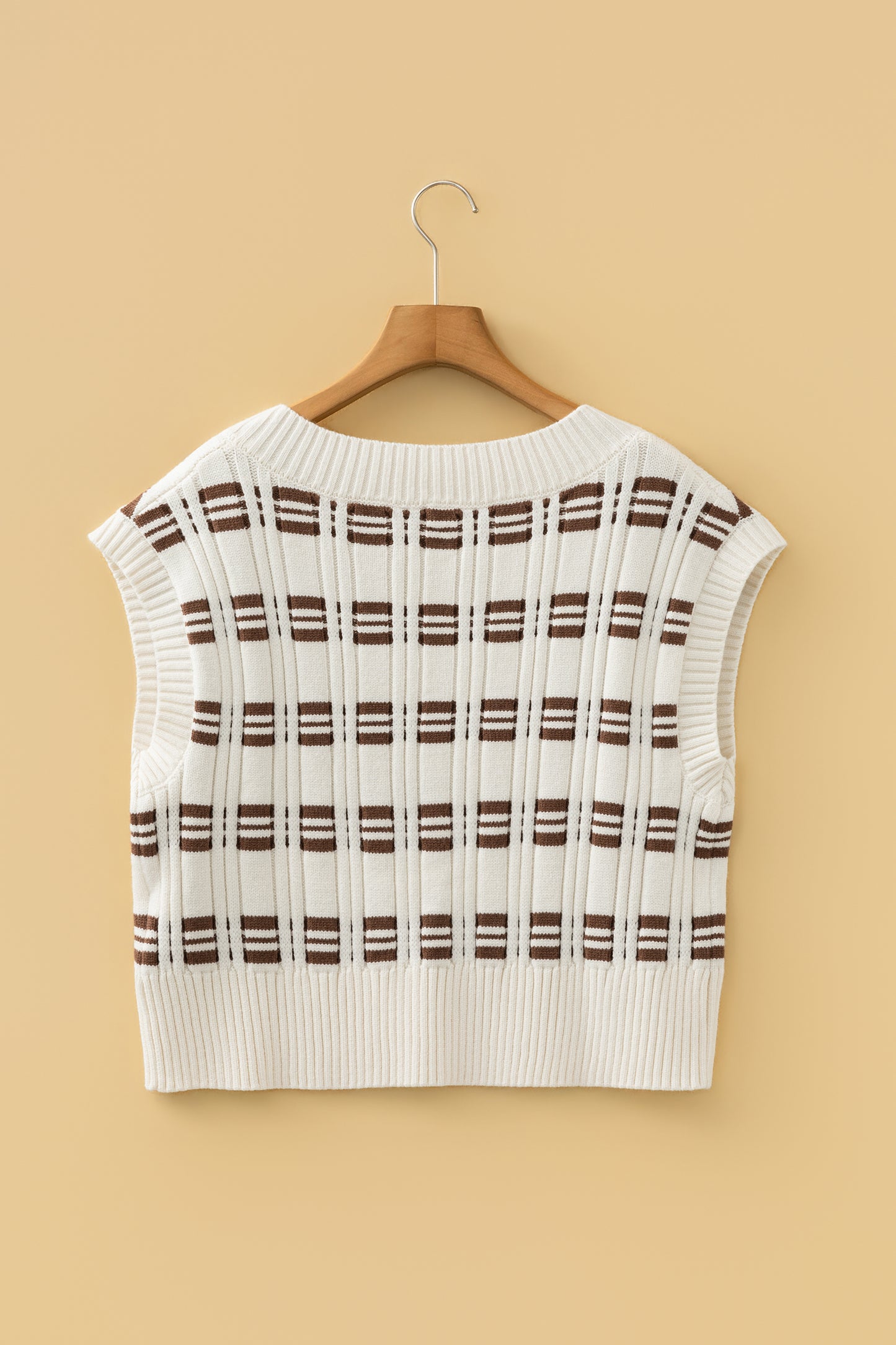 Geo V-Neck Sweater Vest