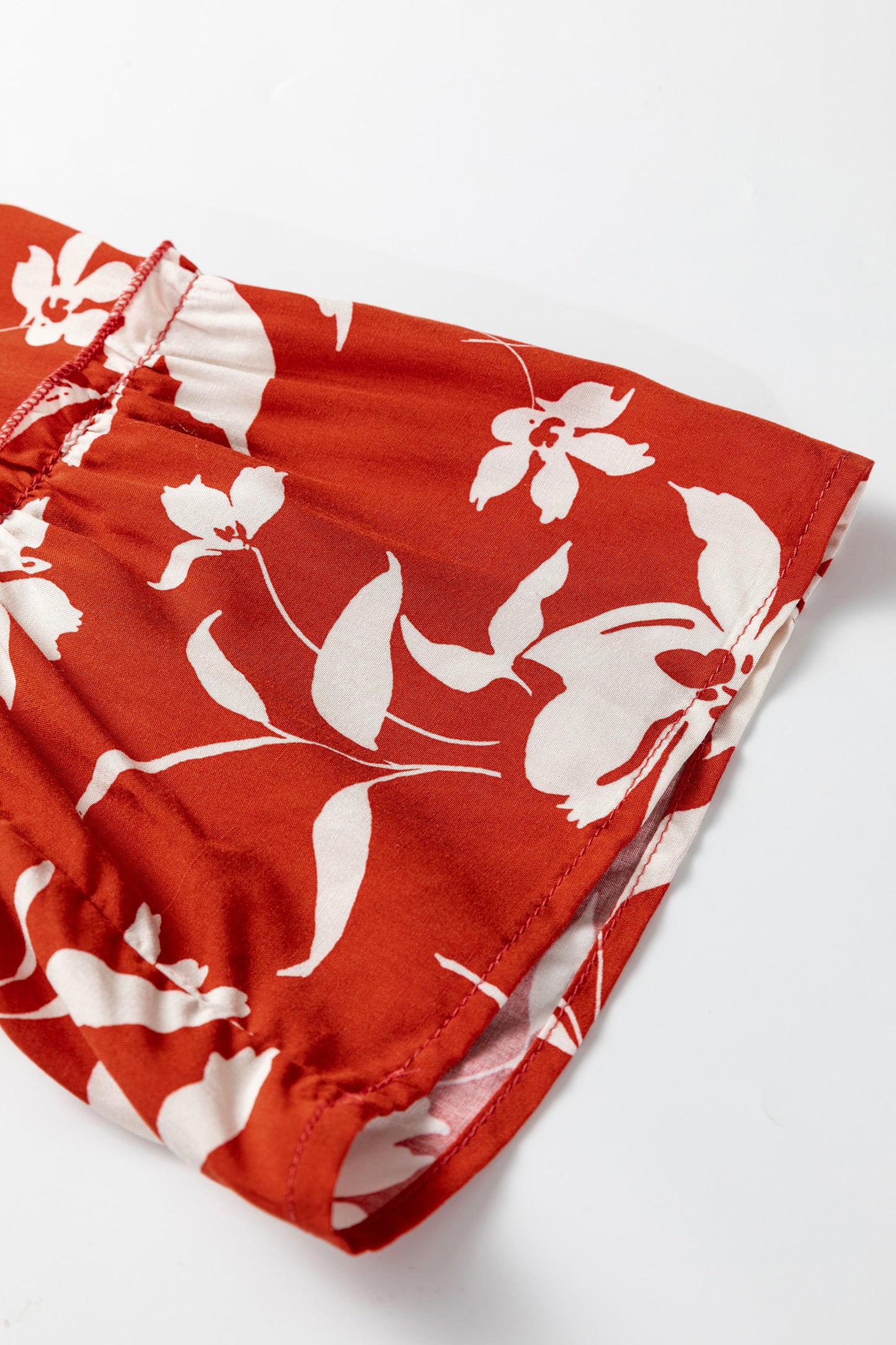 Boho Floral Print Mini Dress