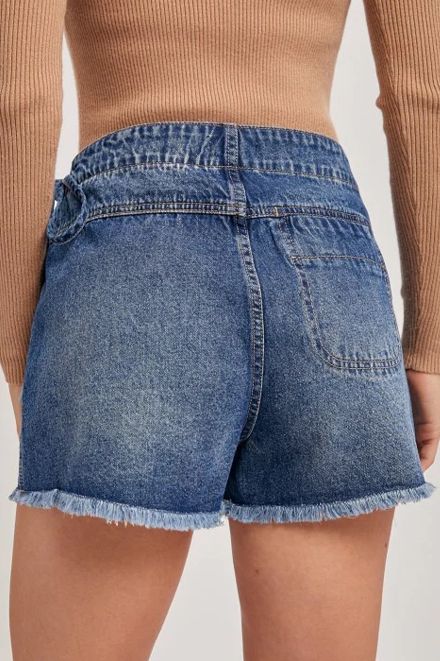 Ashleigh Blue Tie Waist Denim Skort