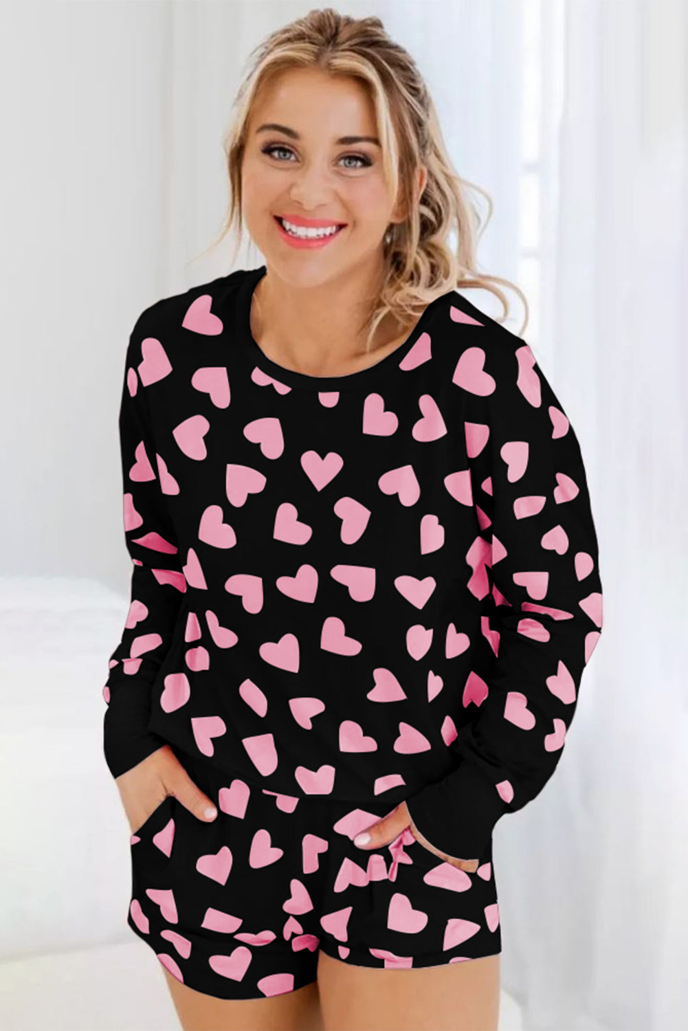 Valentine Heart 2pc Lounge Set