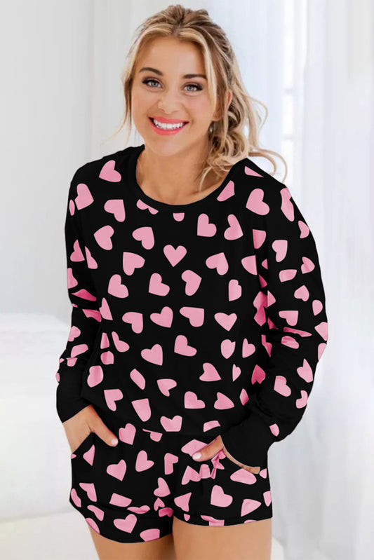 Valentine Heart 2pc Lounge Set