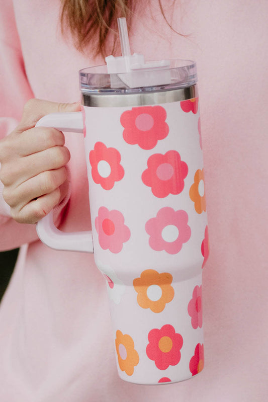 Flower Power Stainless Steel Vacuum Cup 40oz