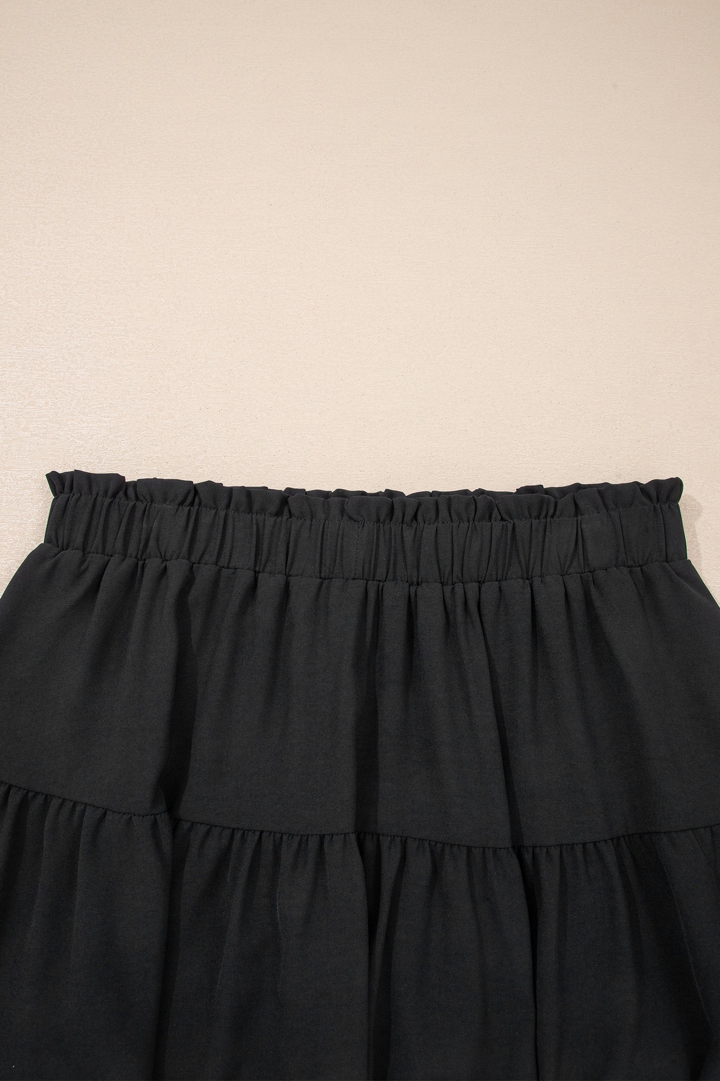 Lace Trim Ruffled Skirt in Plus Size