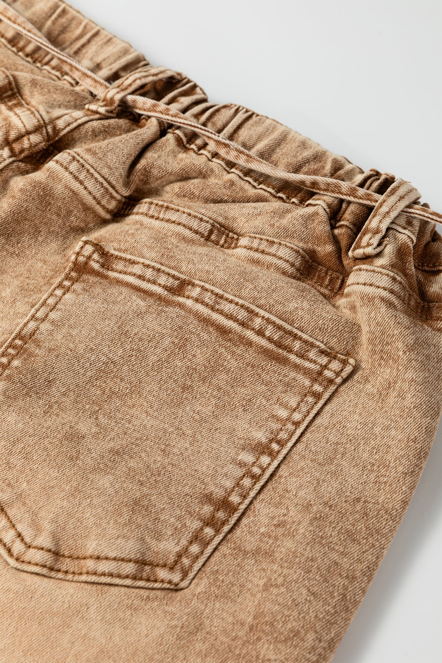 Acid Wash Barrel Jeans