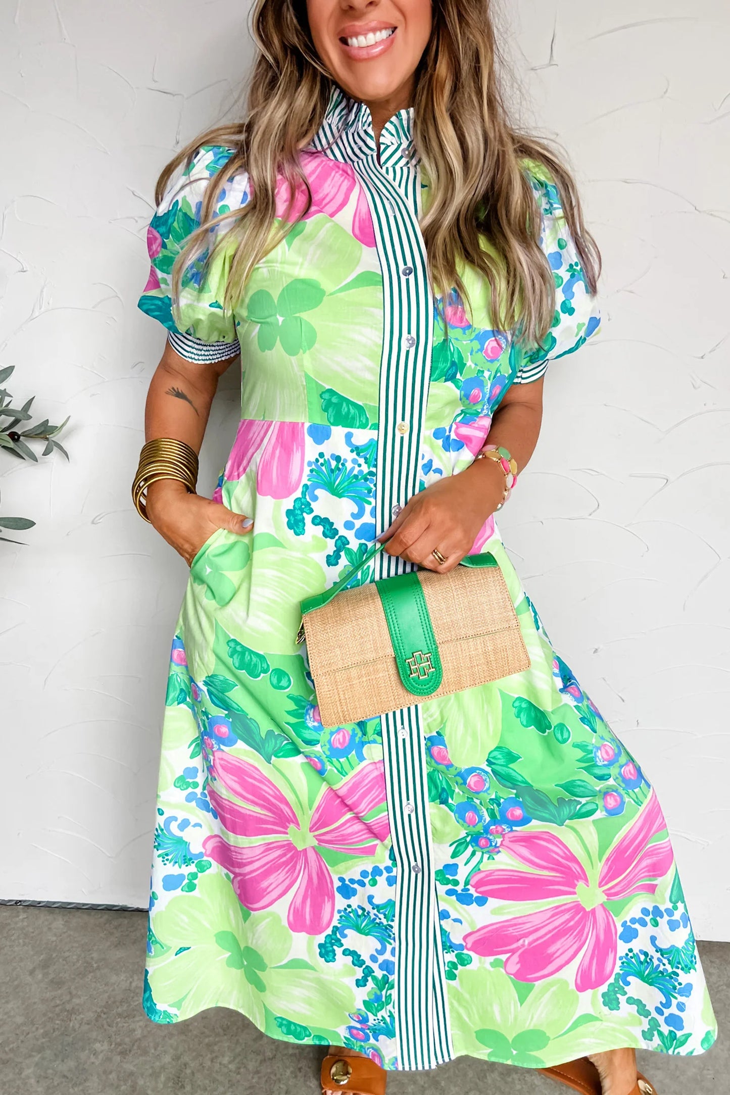 Claire Button Down Dress