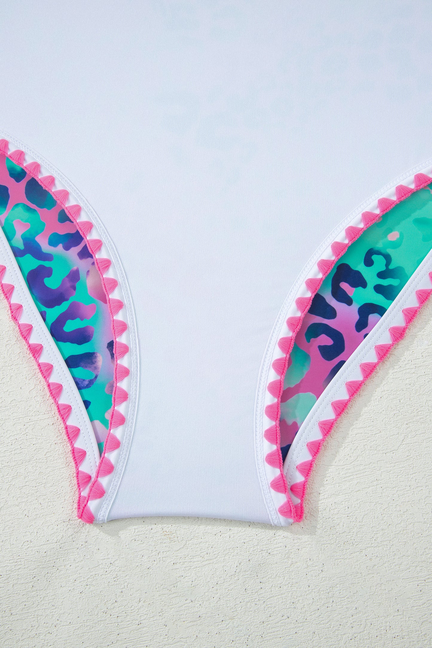 Pink Leopard High Waist Bikini Set