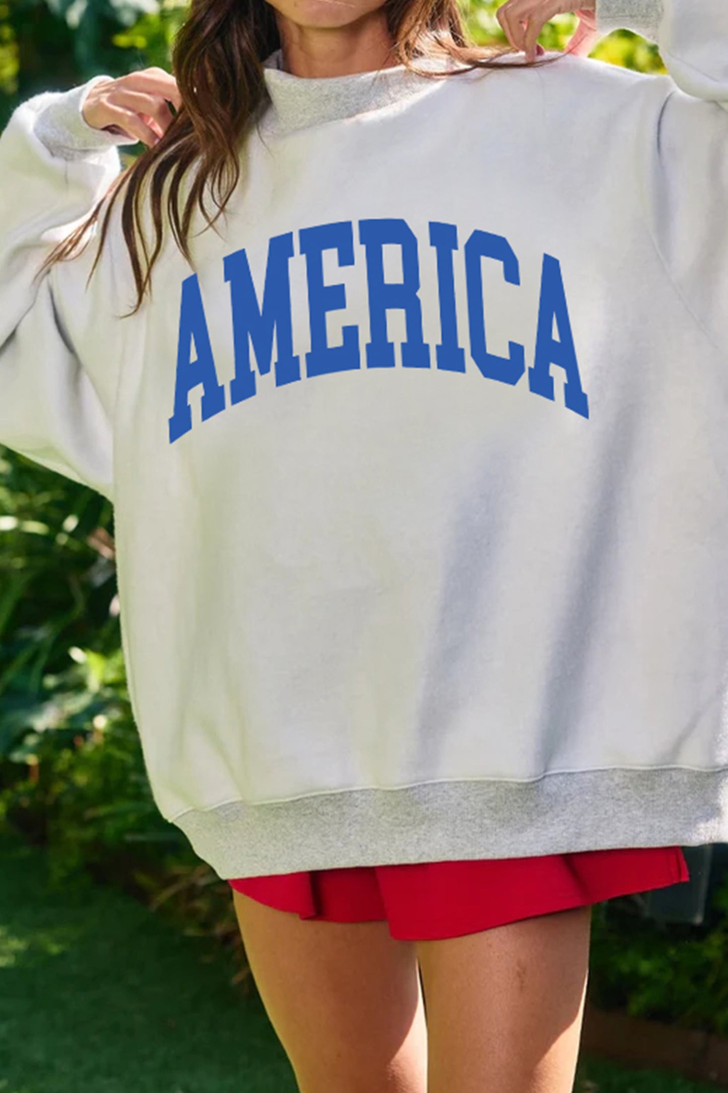 Patriotic Reversible Graphic Sweatshirt