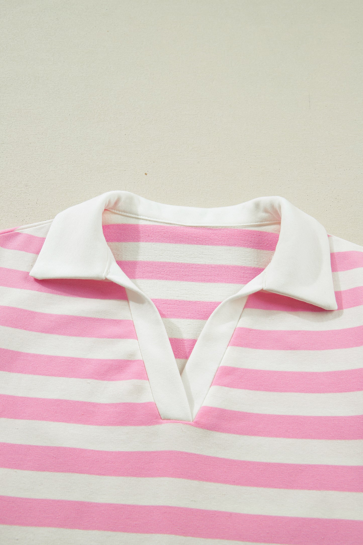 Striped Ruffled Sleeve Blouse