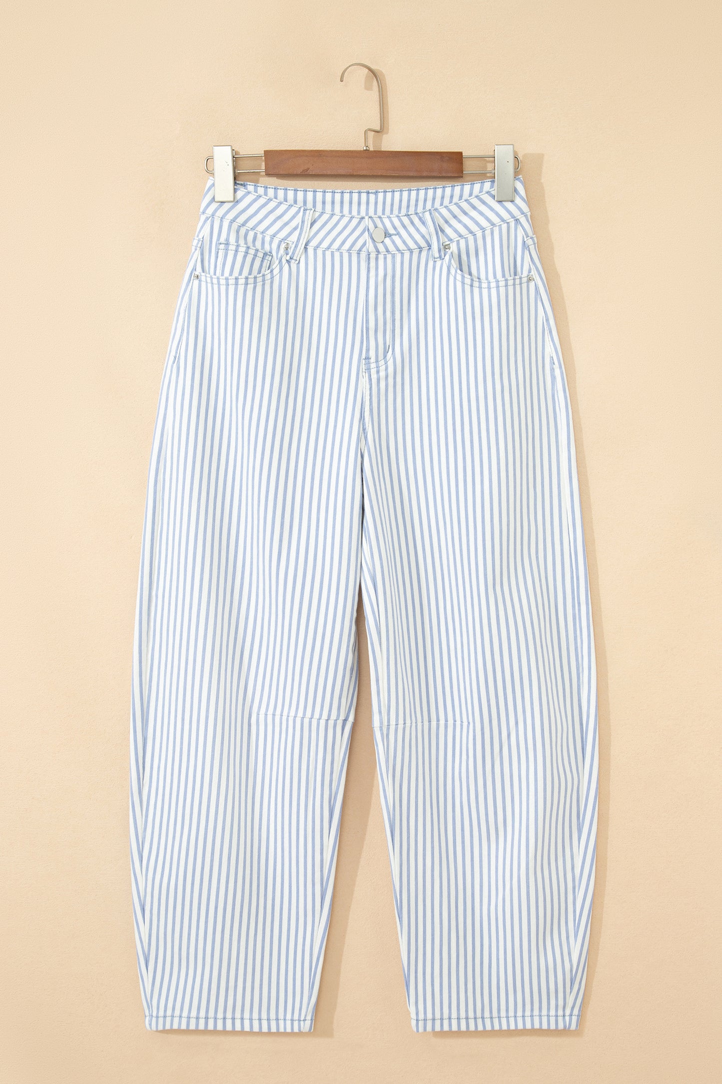 Stay Striped Barrel Jeans