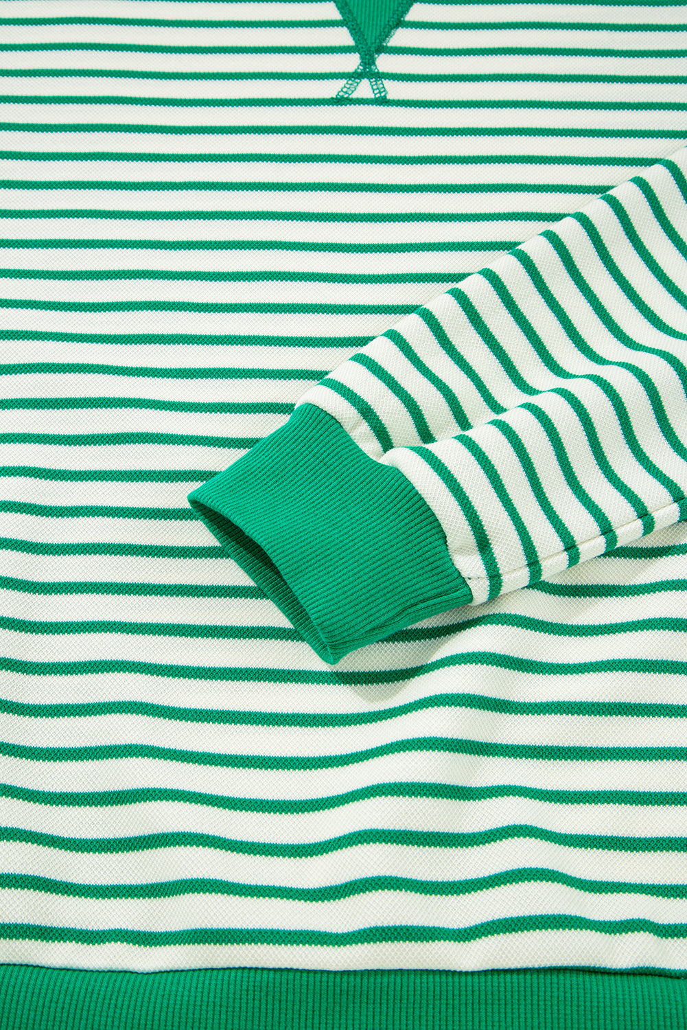 Striped Exposed Seam Pullover Top