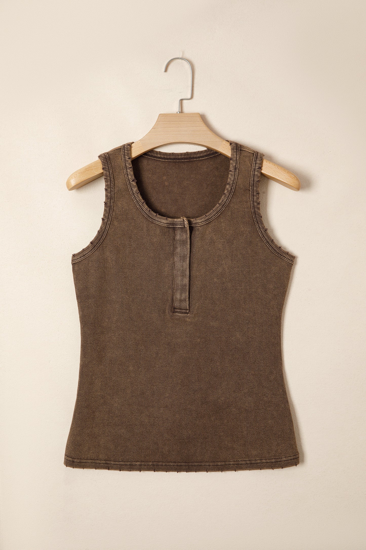 Ribbed Mineral Wash Tank Top