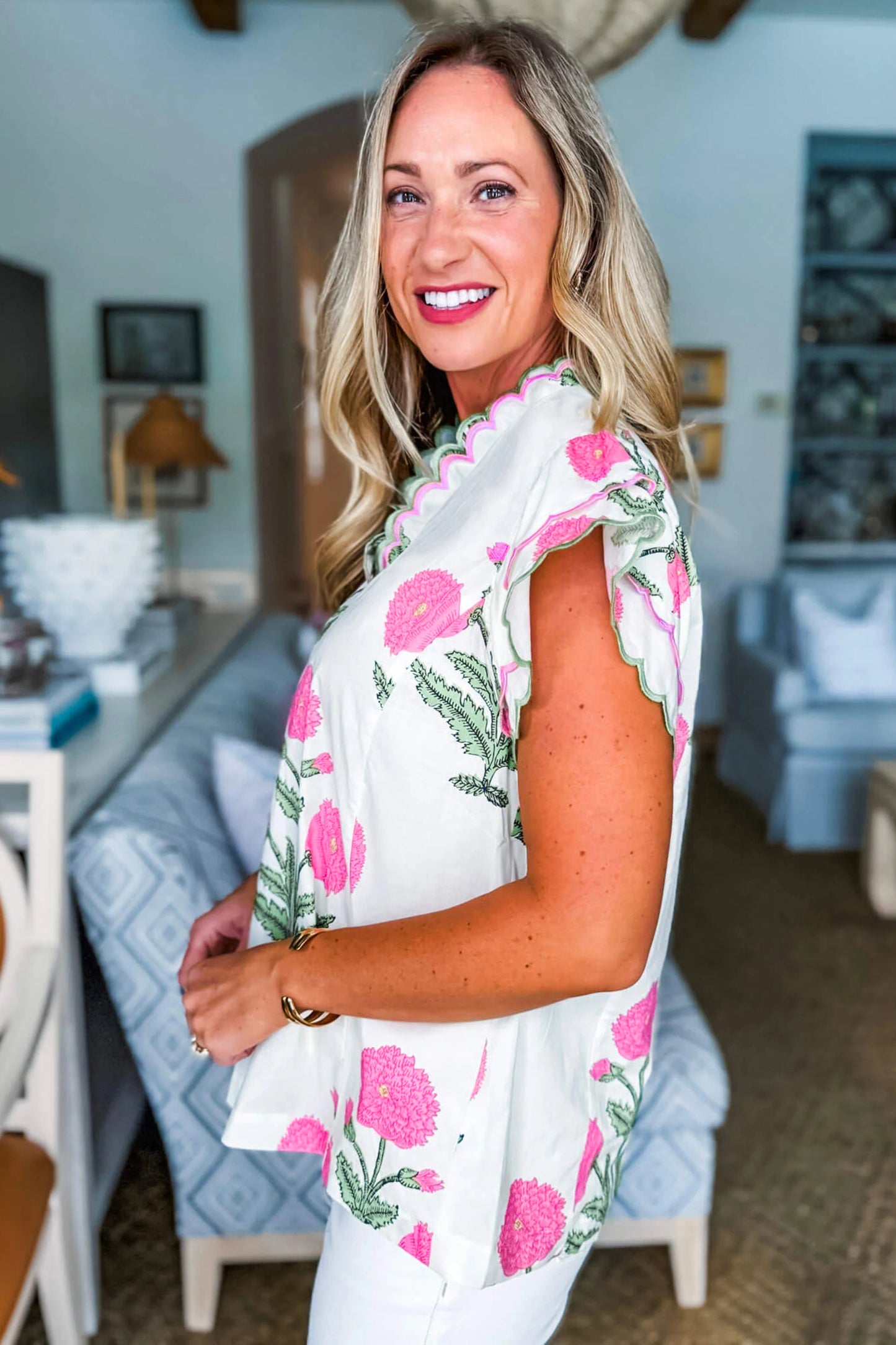 Wildflower Short Sleeve Blouse