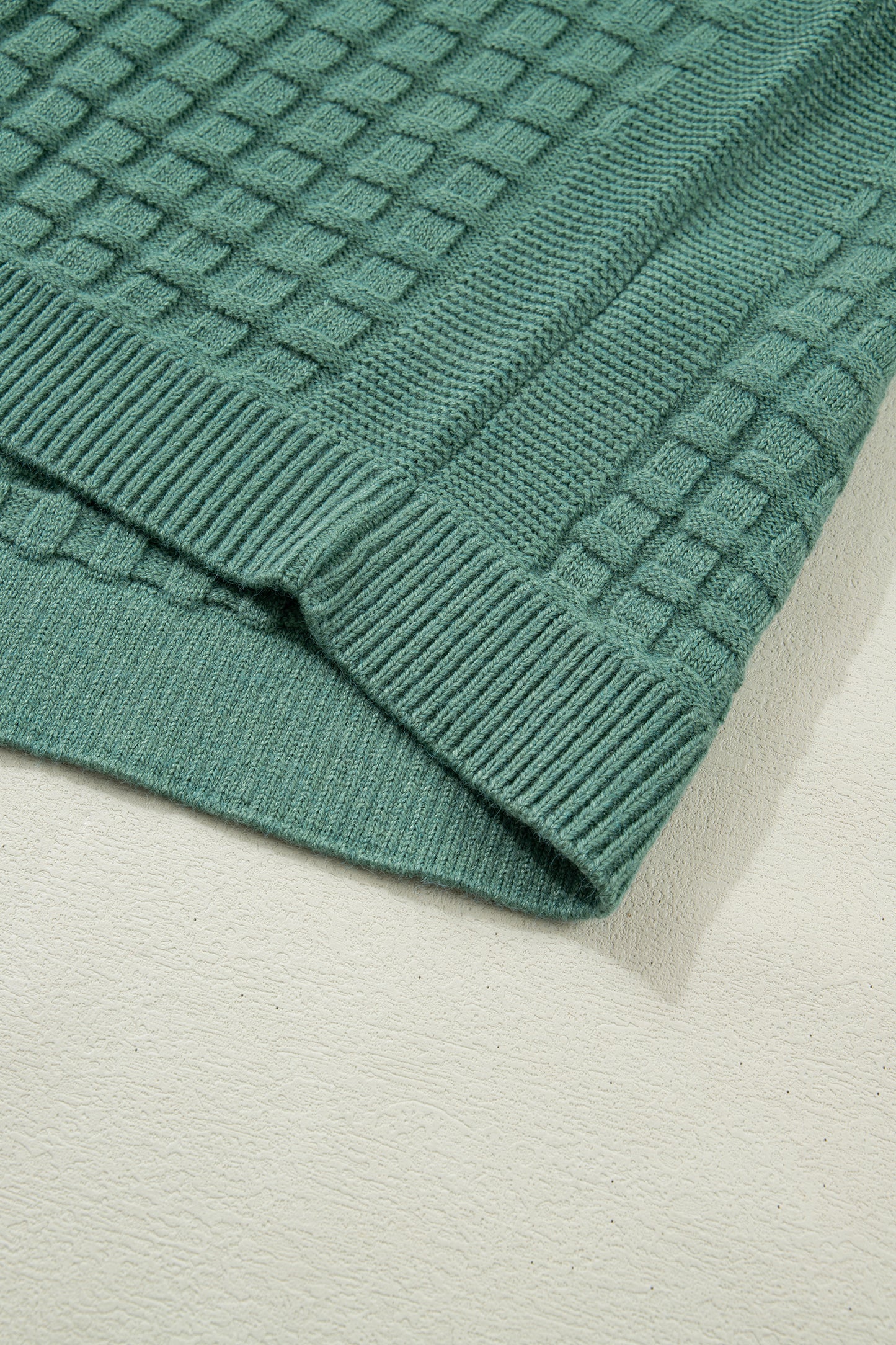 Mist Green Sweater in Plus Size