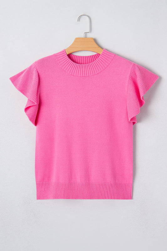 Sachet Pink Round Neck Sweater