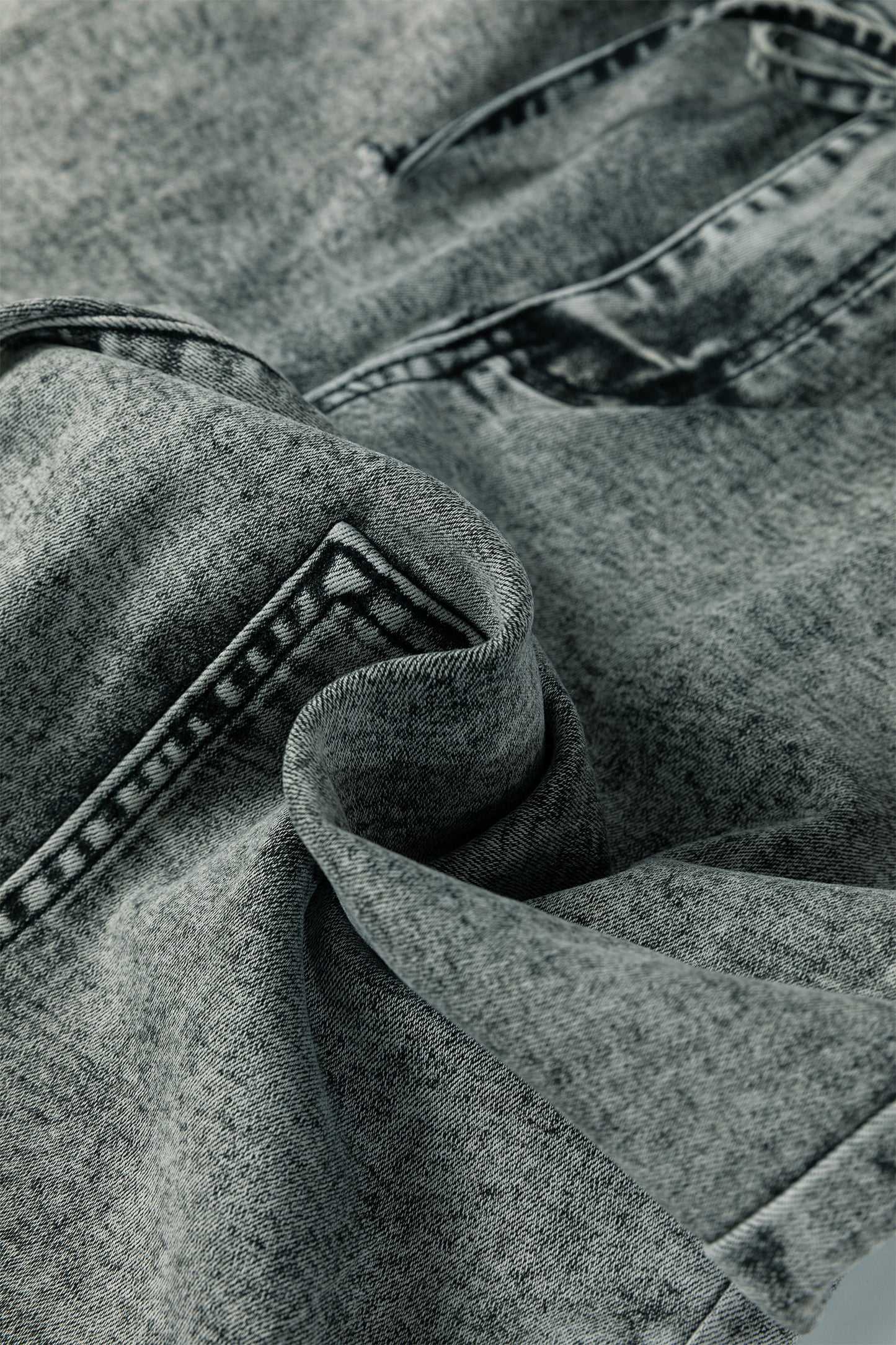 Acid Wash Barrel Jeans